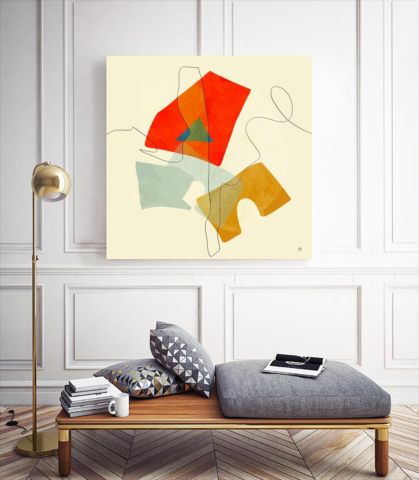mid century geometric by Ana Rut Bre on GIANT ART
