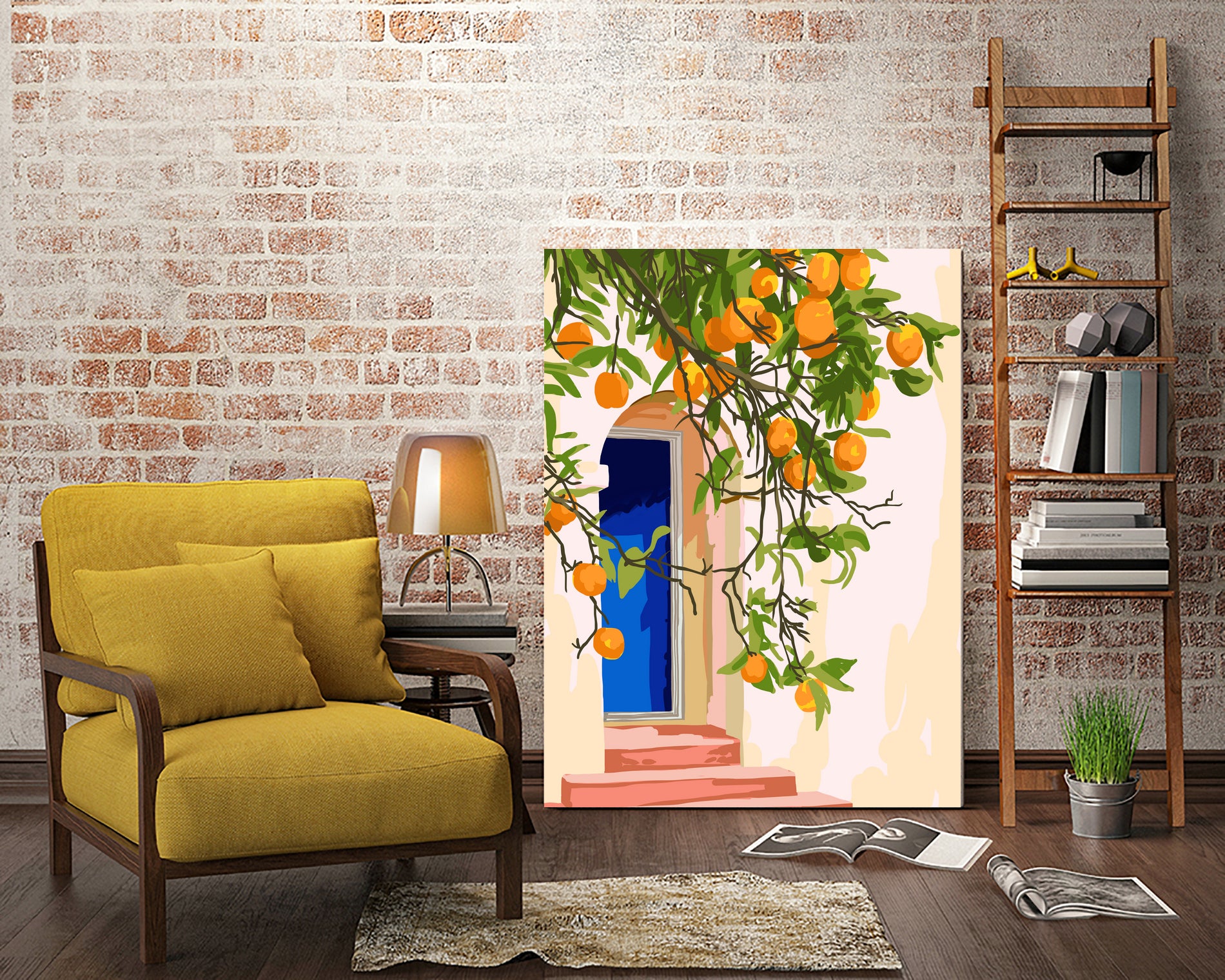 Wherever you go, go with all your heart by 83 Oranges on GIANT ART - orange digital