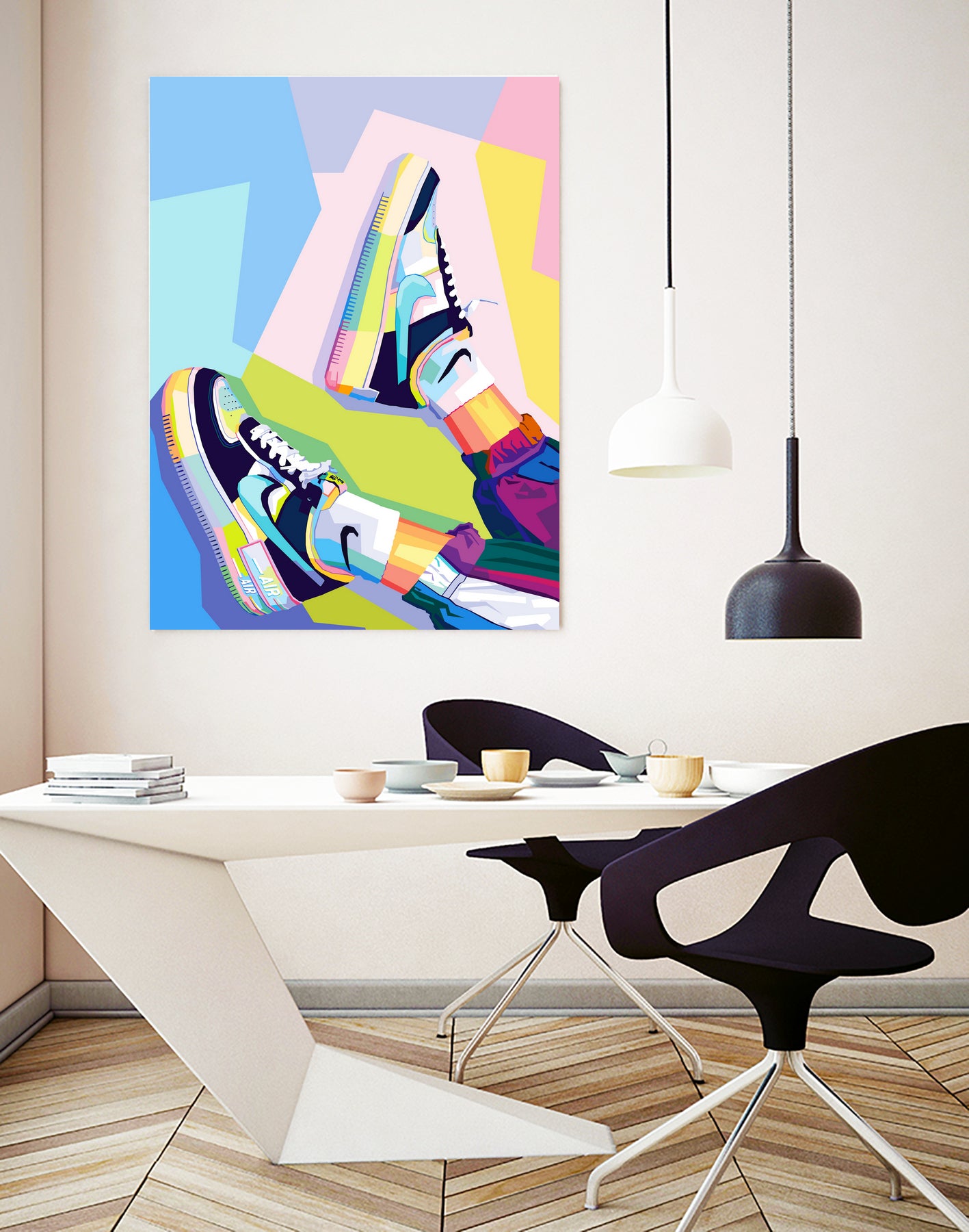 Nike Air Force 1s Pop Art by Noval Purnama on GIANT ART