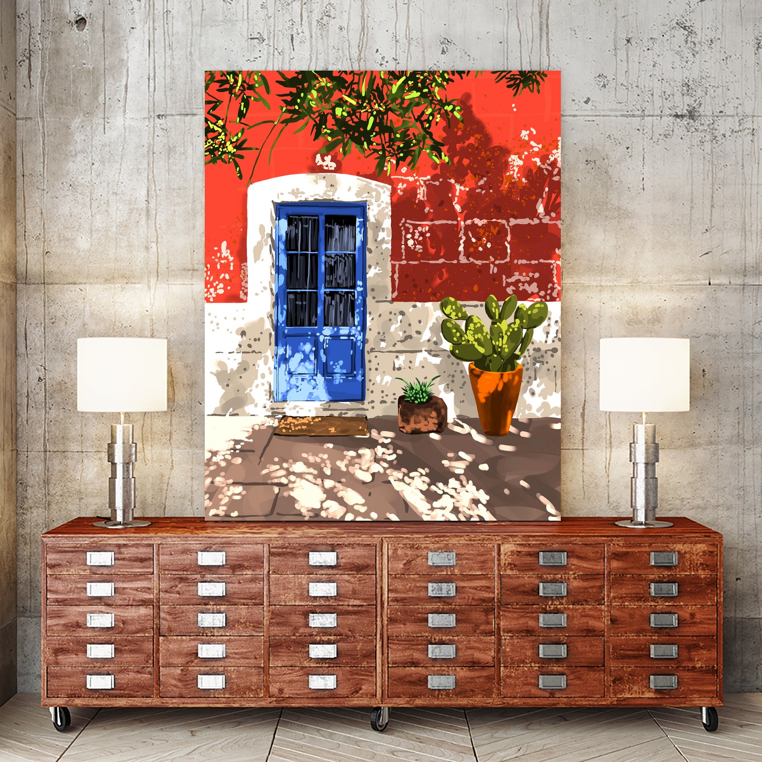 Intentful Living by 83 Oranges on GIANT ART - red digital vacation