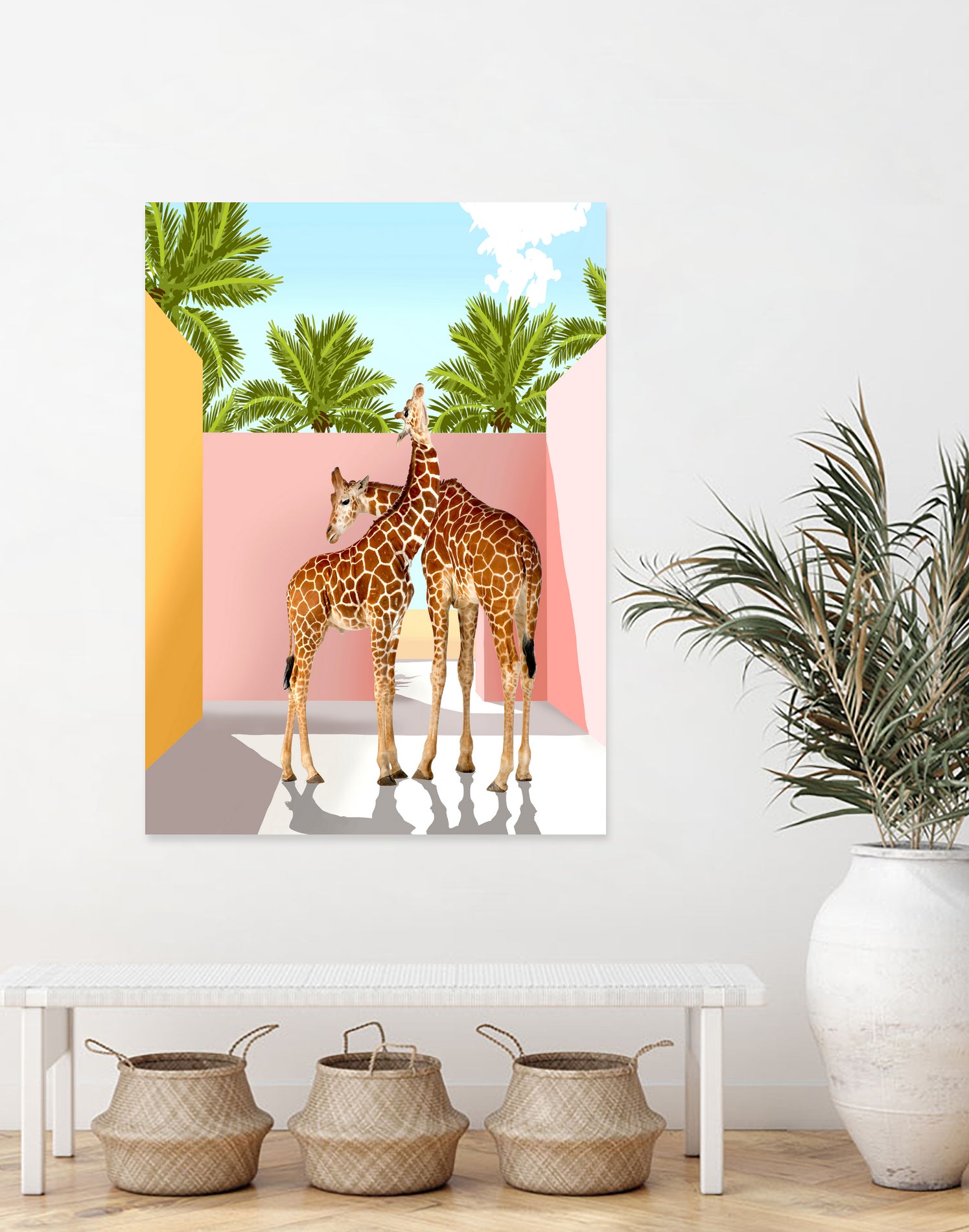 Giraffe Villa by 83 oranges on GIANT ART - multi digital giraffe
