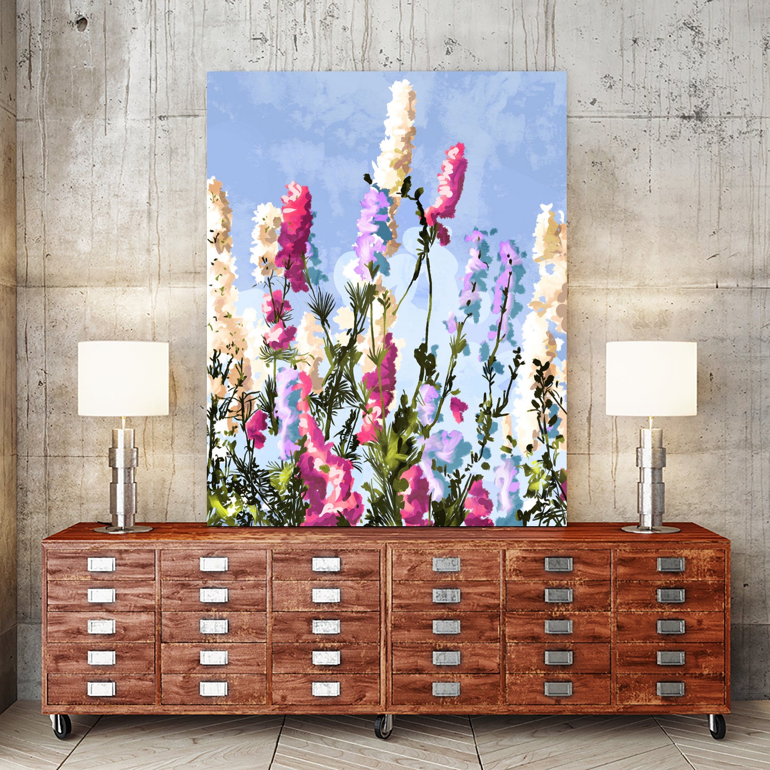 Positive Mindset Is Everything by 83 oranges on GIANT ART - pink digital