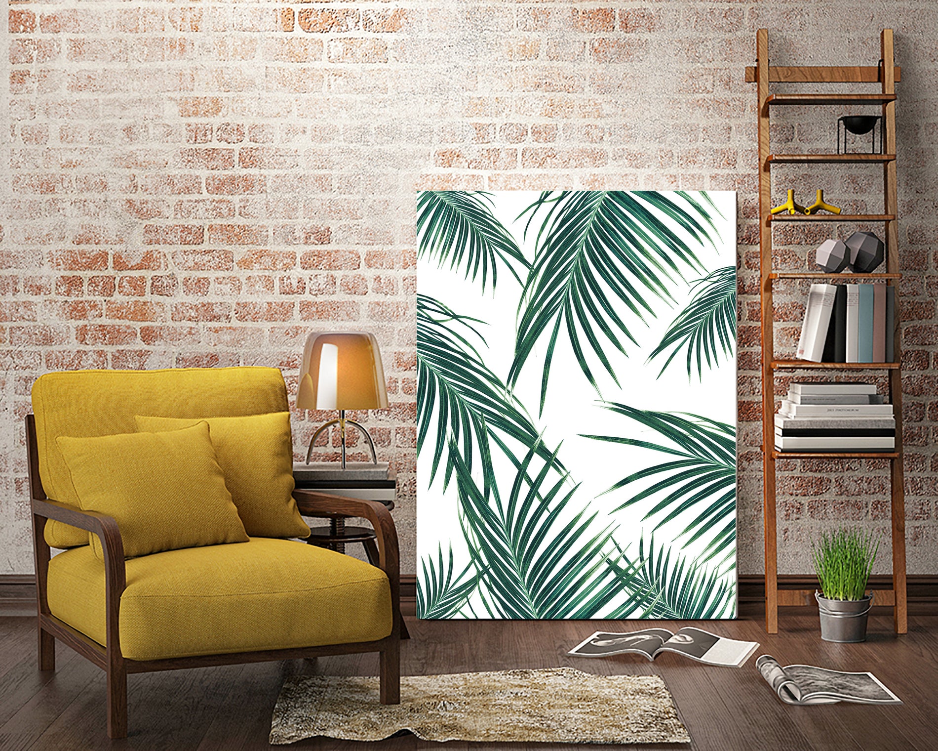 Green Palm Leaves Dream #2 #tropical #decor #art by Anita & Bella Jantz on GIANT ART - green photo illustration