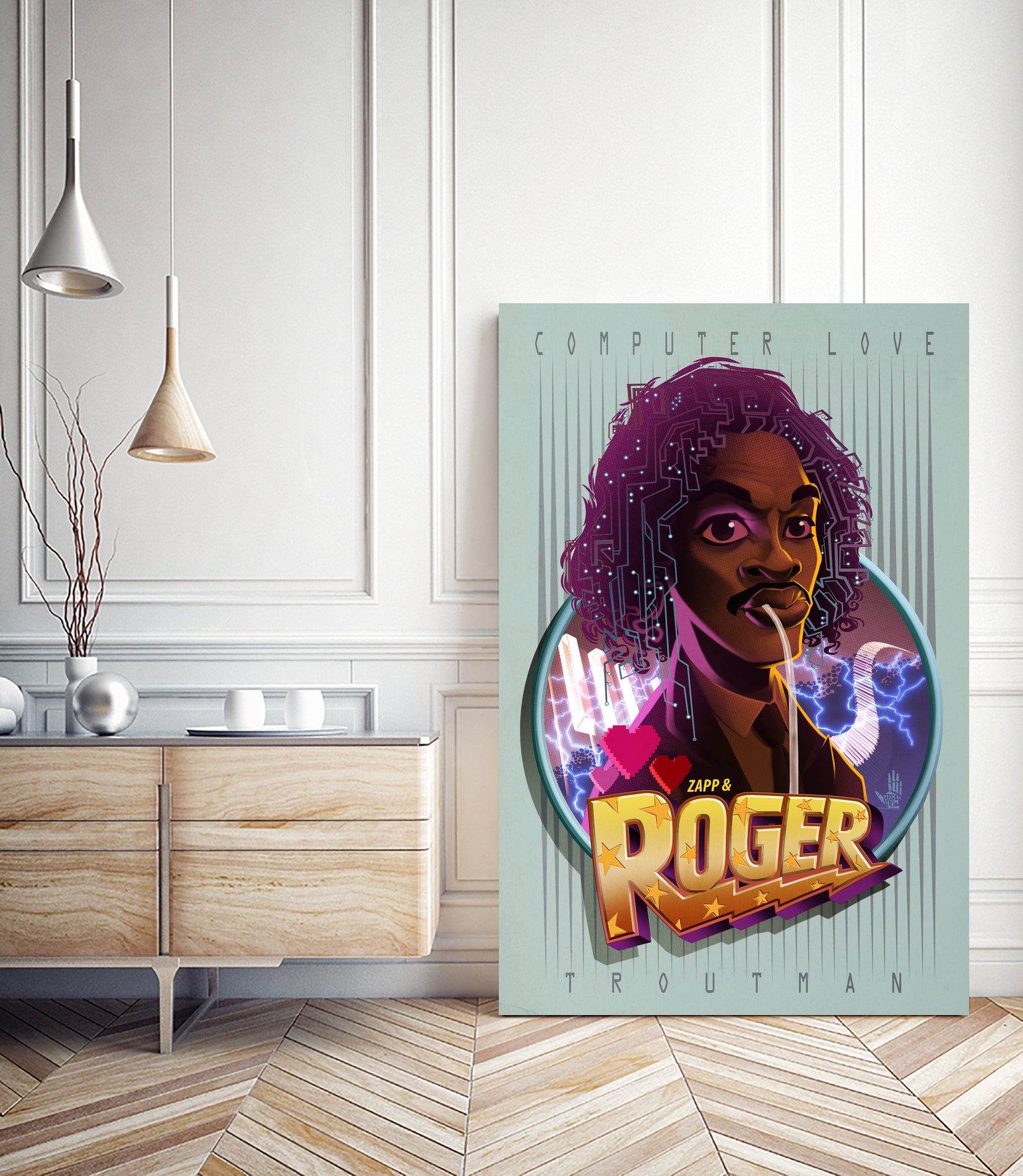 Zapp and ROGER by nelson garcia on GIANT ART - gray character design