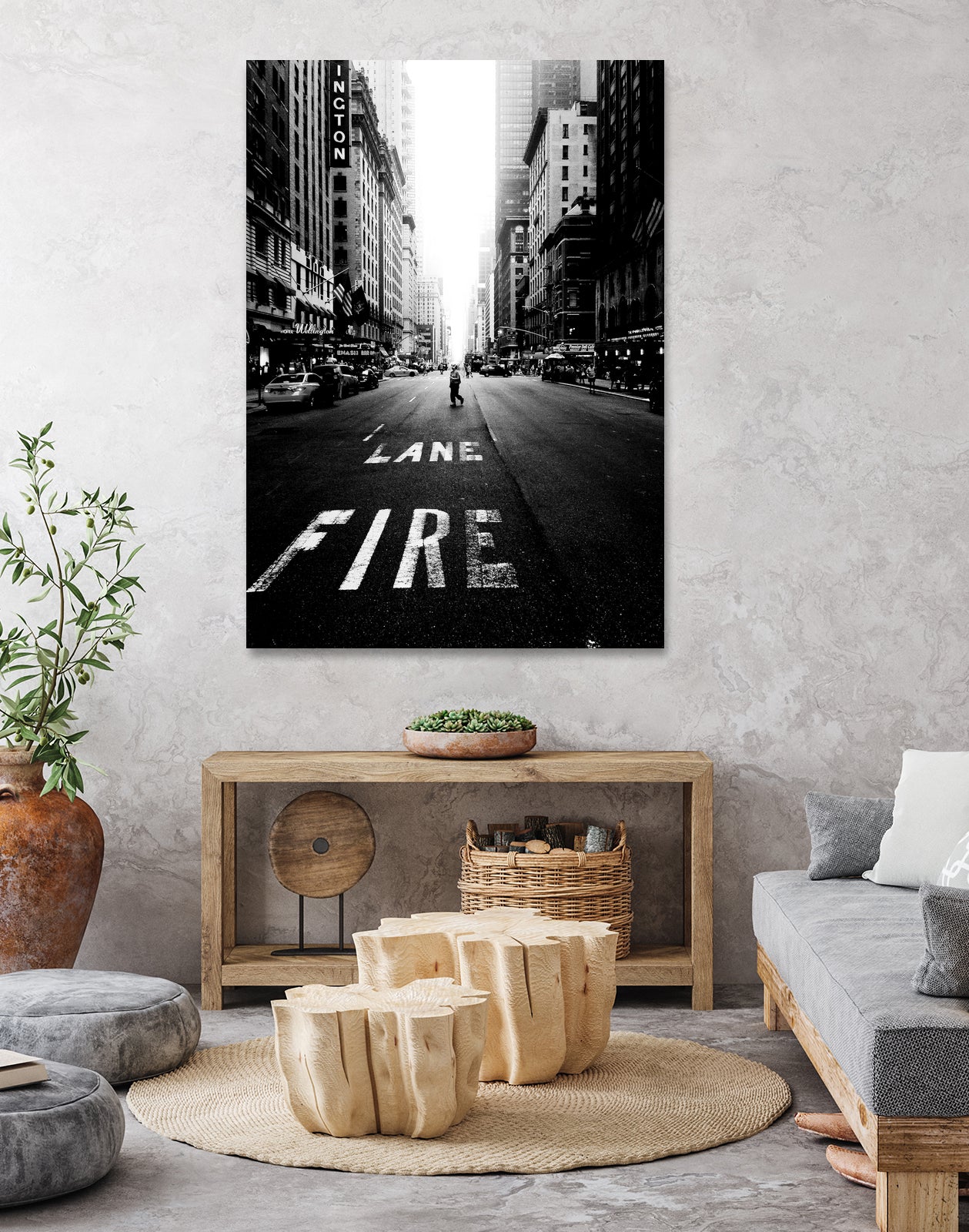 Lane fire by Dmitry Belov on GIANT ART - black photo manipulation