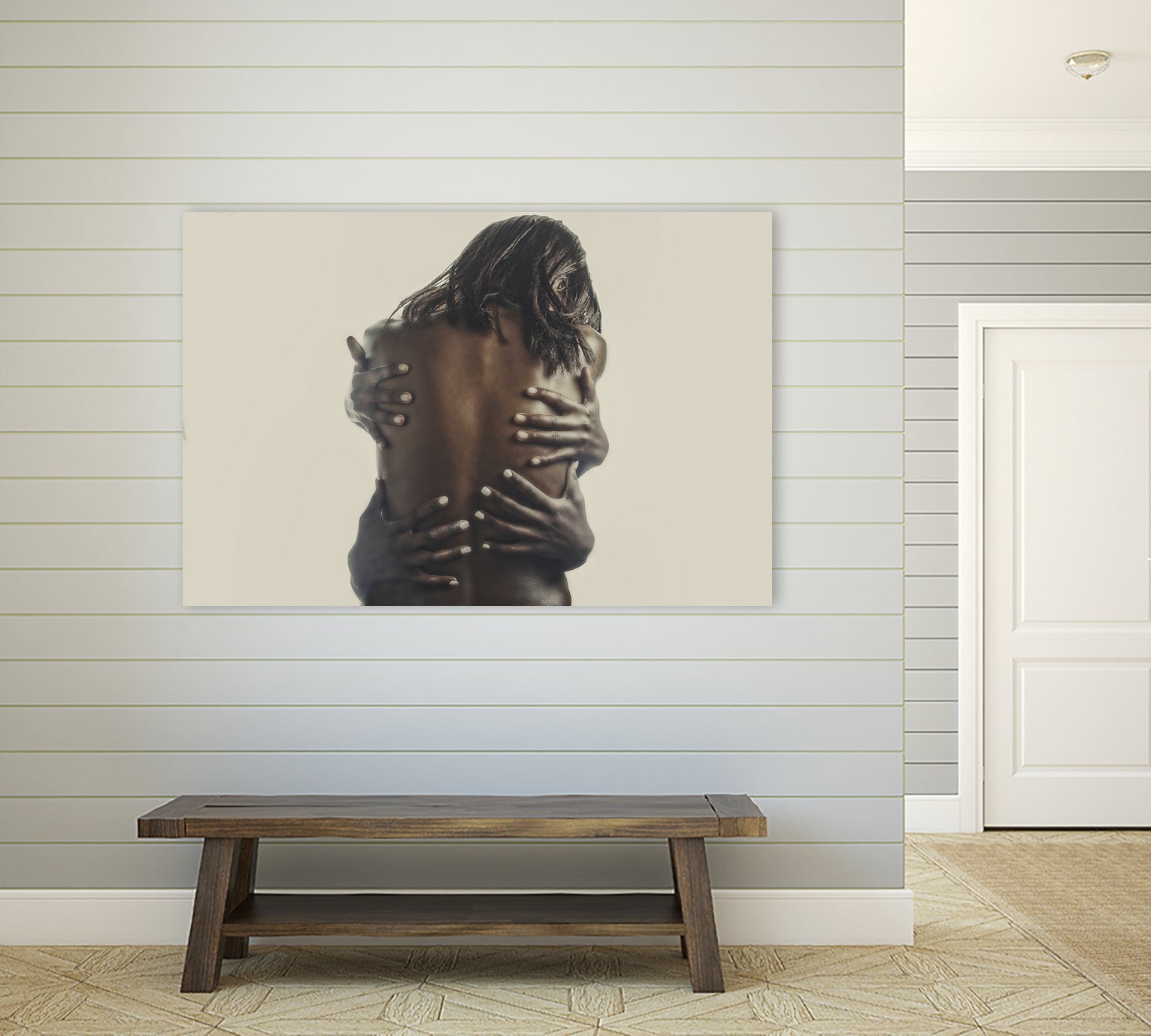 WARM EMBRACE by Izzy MB on GIANT ART - white photo manipulation