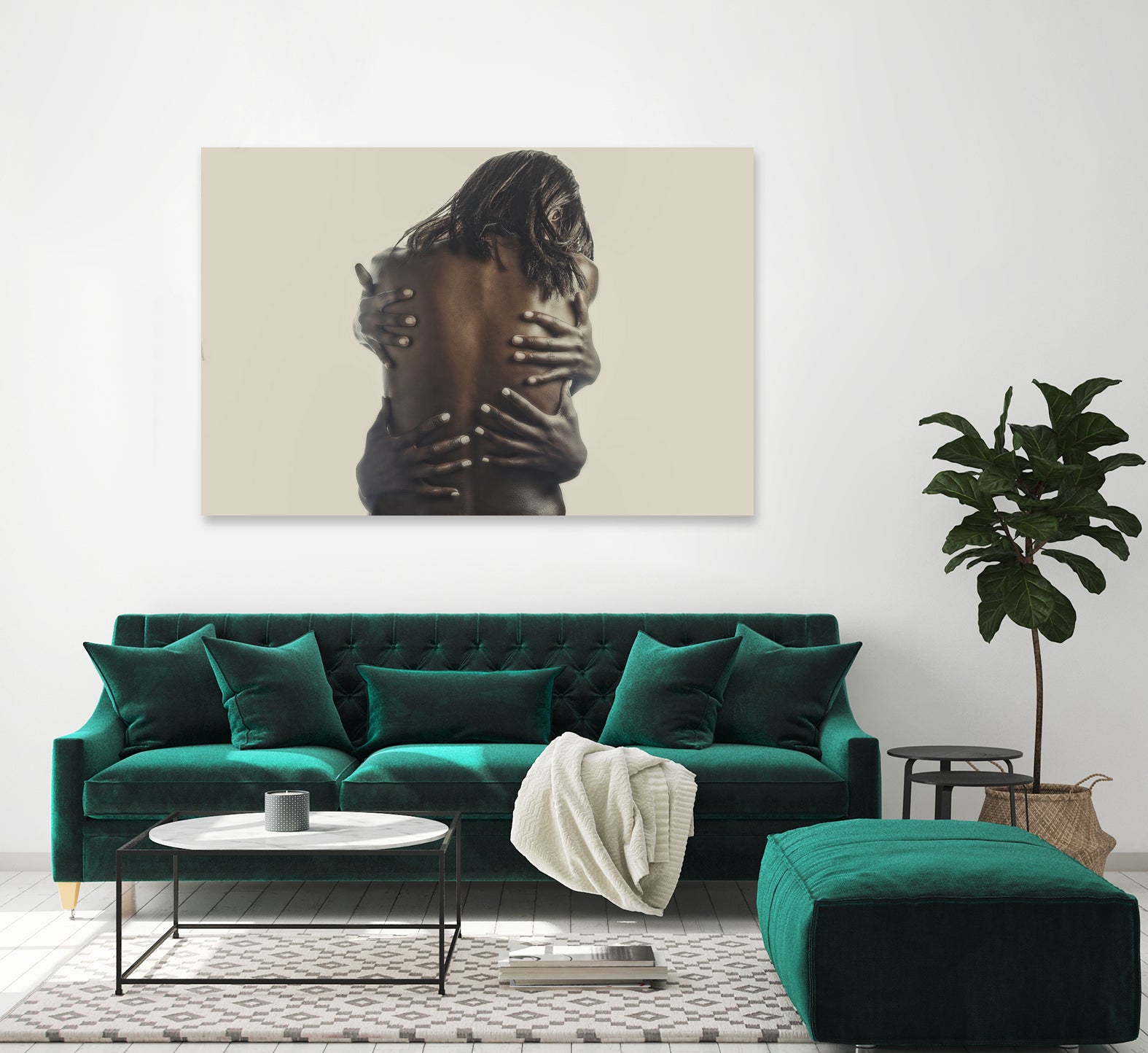 WARM EMBRACE by Izzy MB on GIANT ART - white photo manipulation