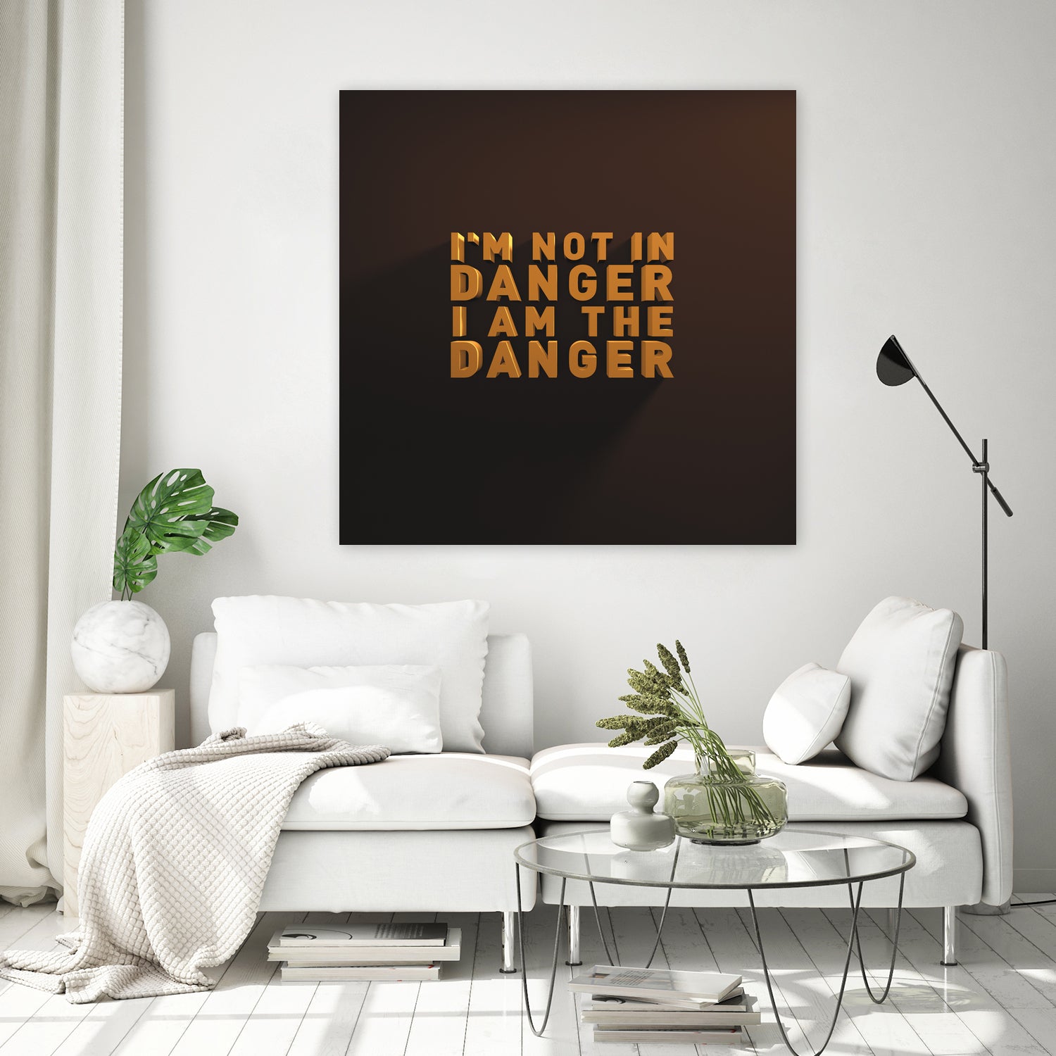 I'm not in danger. I am the danger. by Fábio Vita on GIANT ART - black 3d art