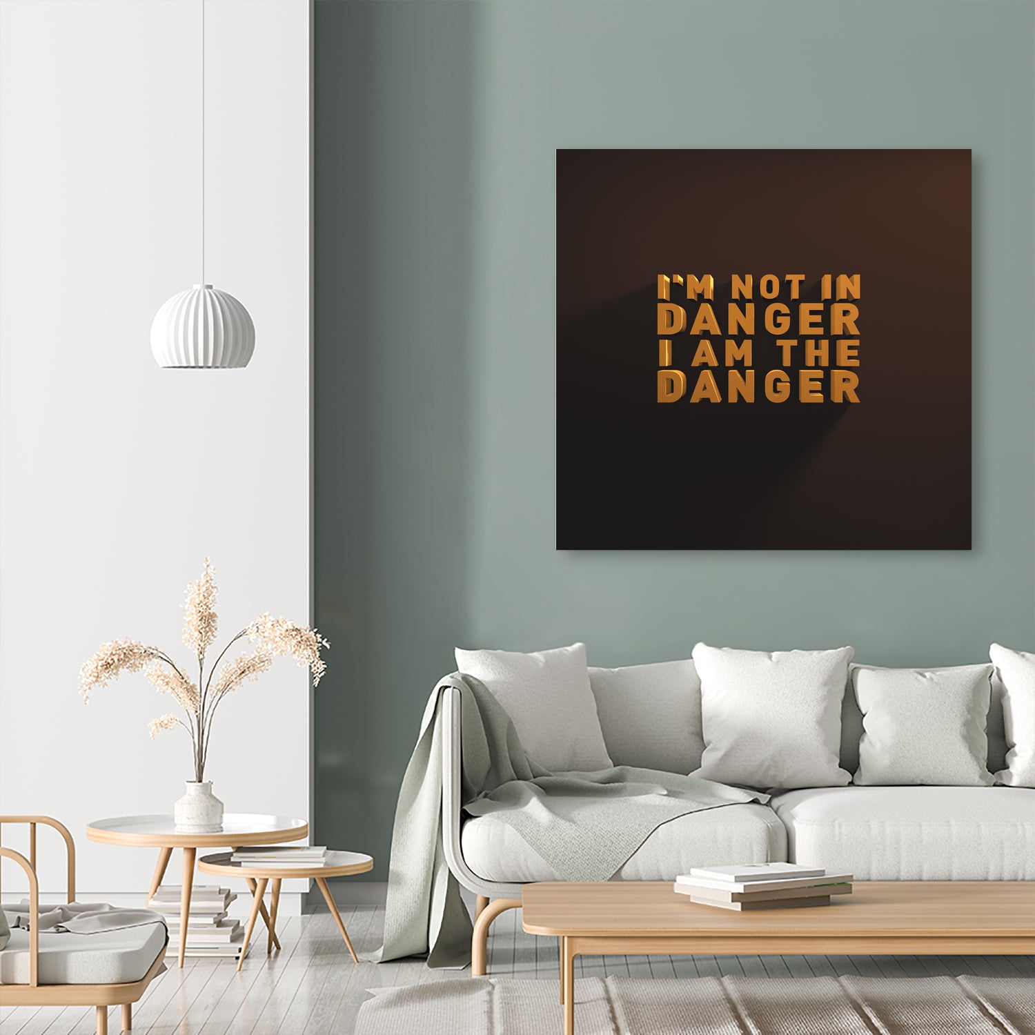 I'm not in danger. I am the danger. by Fábio Vita on GIANT ART - black 3d art