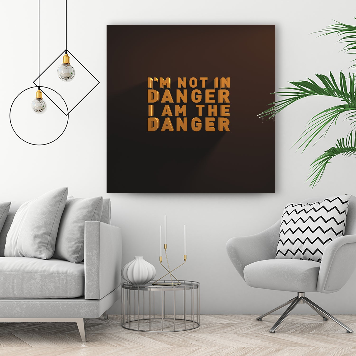 I'm not in danger. I am the danger. by Fábio Vita on GIANT ART - black 3d art