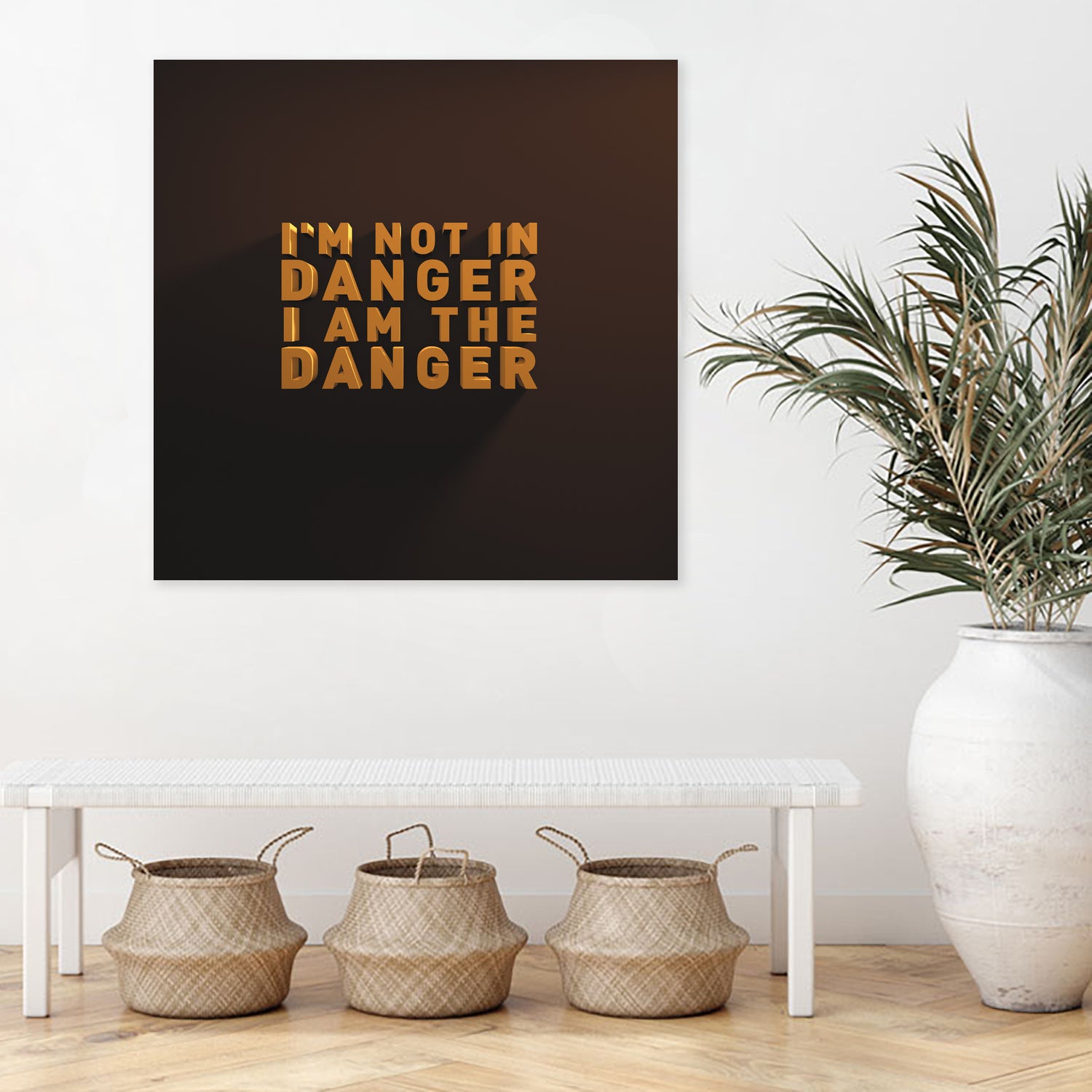 I'm not in danger. I am the danger. by Fábio Vita on GIANT ART - black 3d art