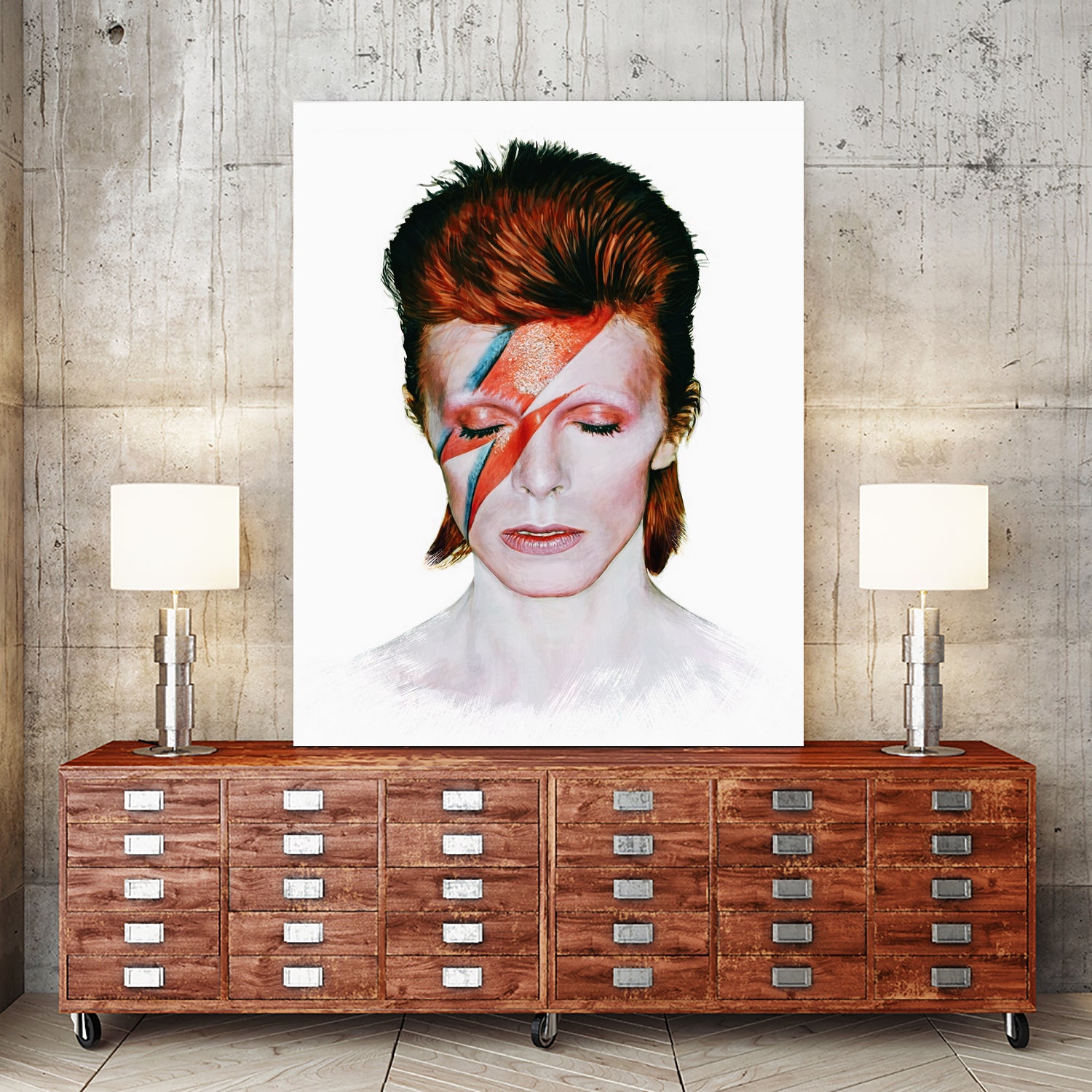 David Bowie Tribute Final by Antoine Dutilh on GIANT ART - white digital painting