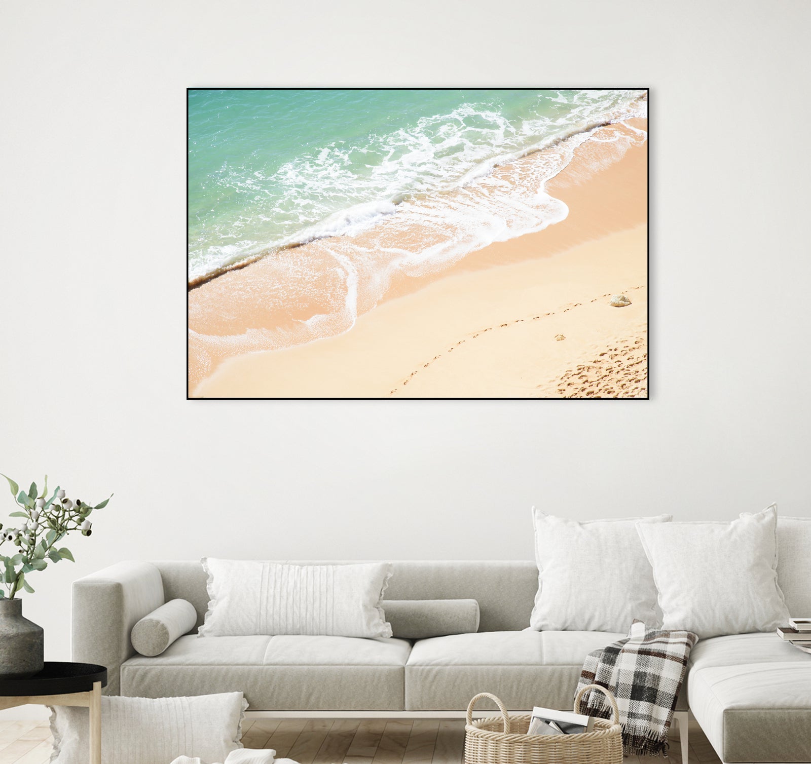 Atlantic Ocean Bliss 7 by Anitas Bellas Art on GIANT ART - beige landscape turquoise water