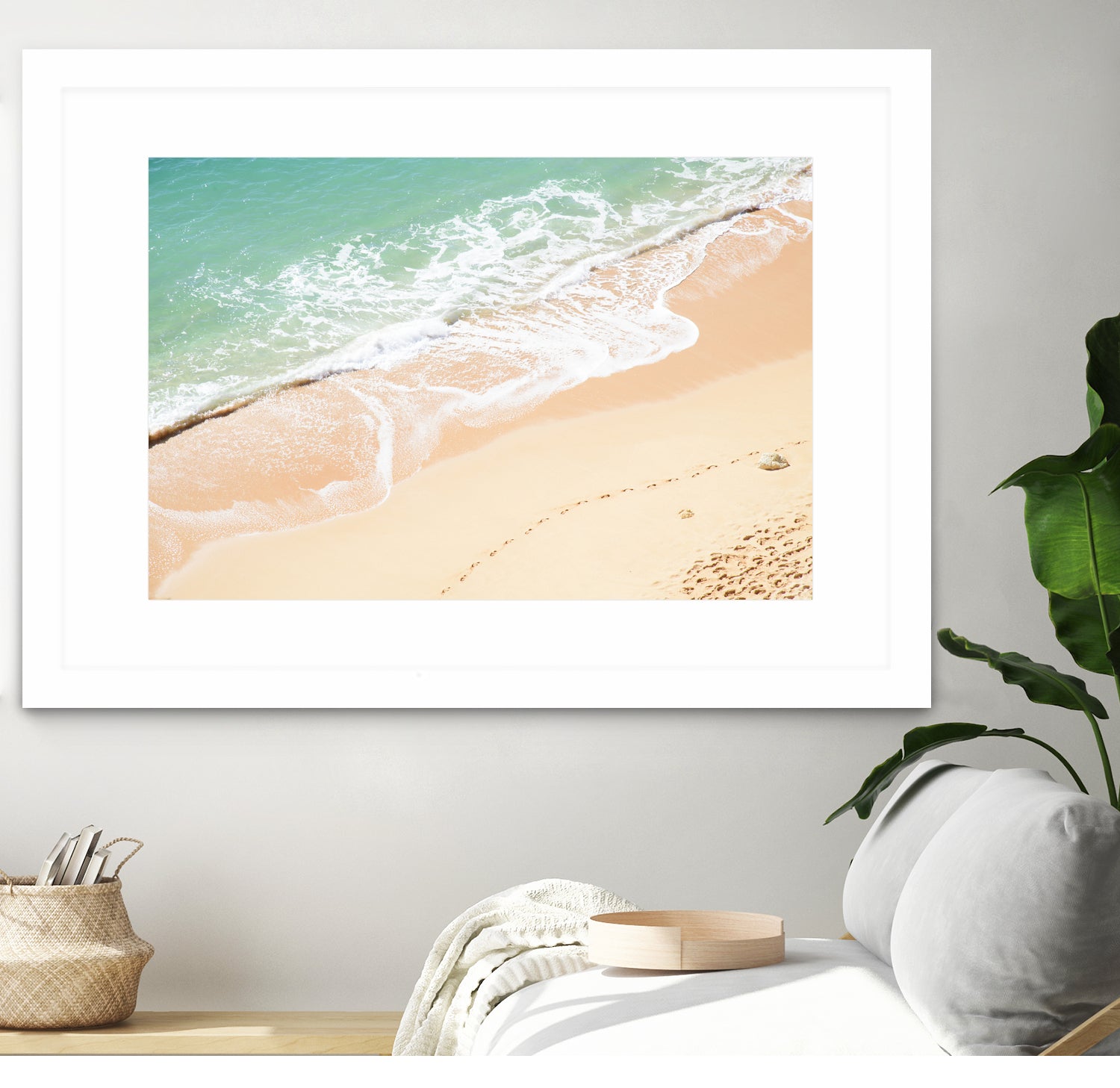 Atlantic Ocean Bliss 7 by Anitas Bellas Art on GIANT ART - beige landscape turquoise water