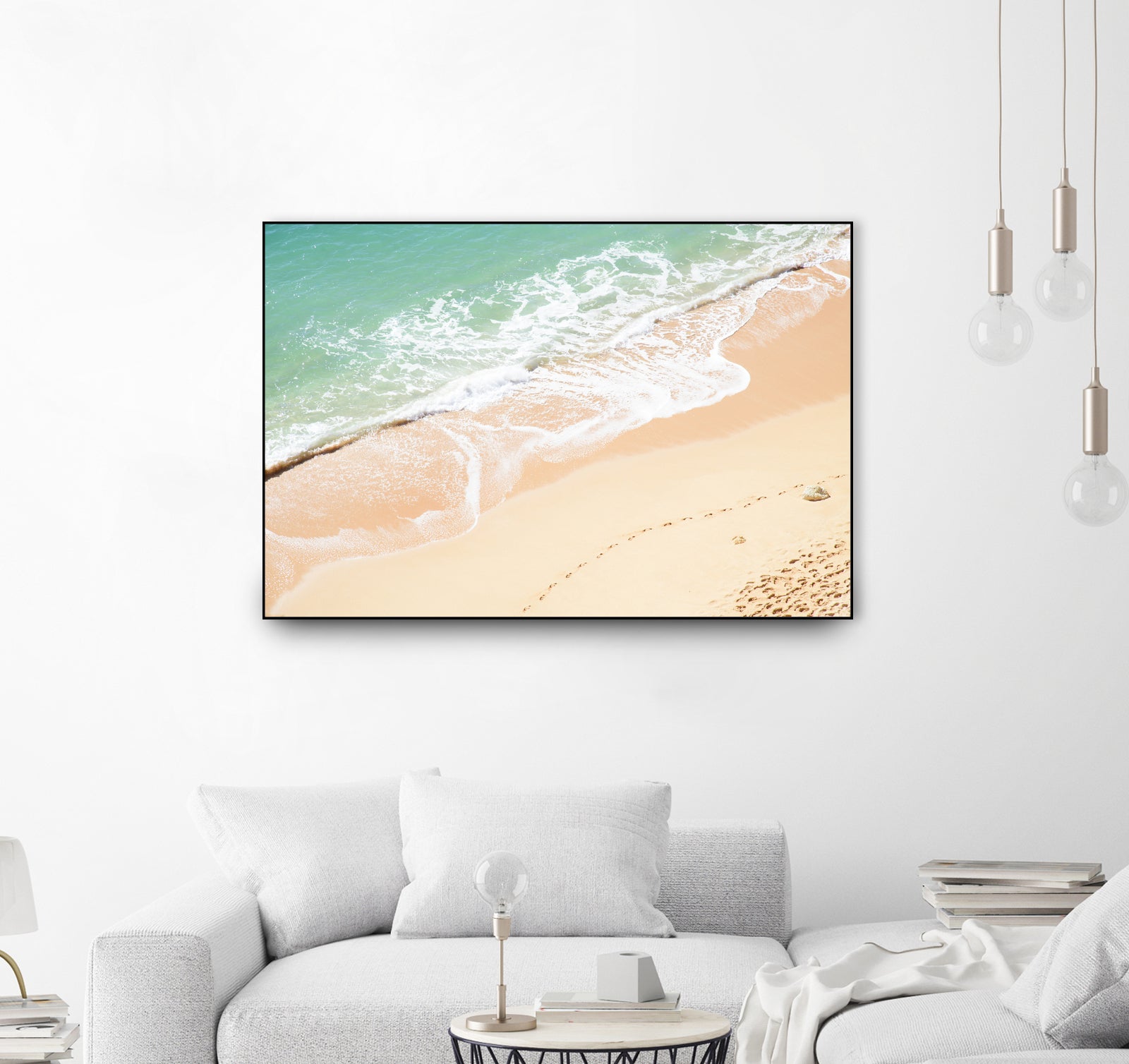 Atlantic Ocean Bliss 7 by Anitas Bellas Art on GIANT ART - beige landscape turquoise water