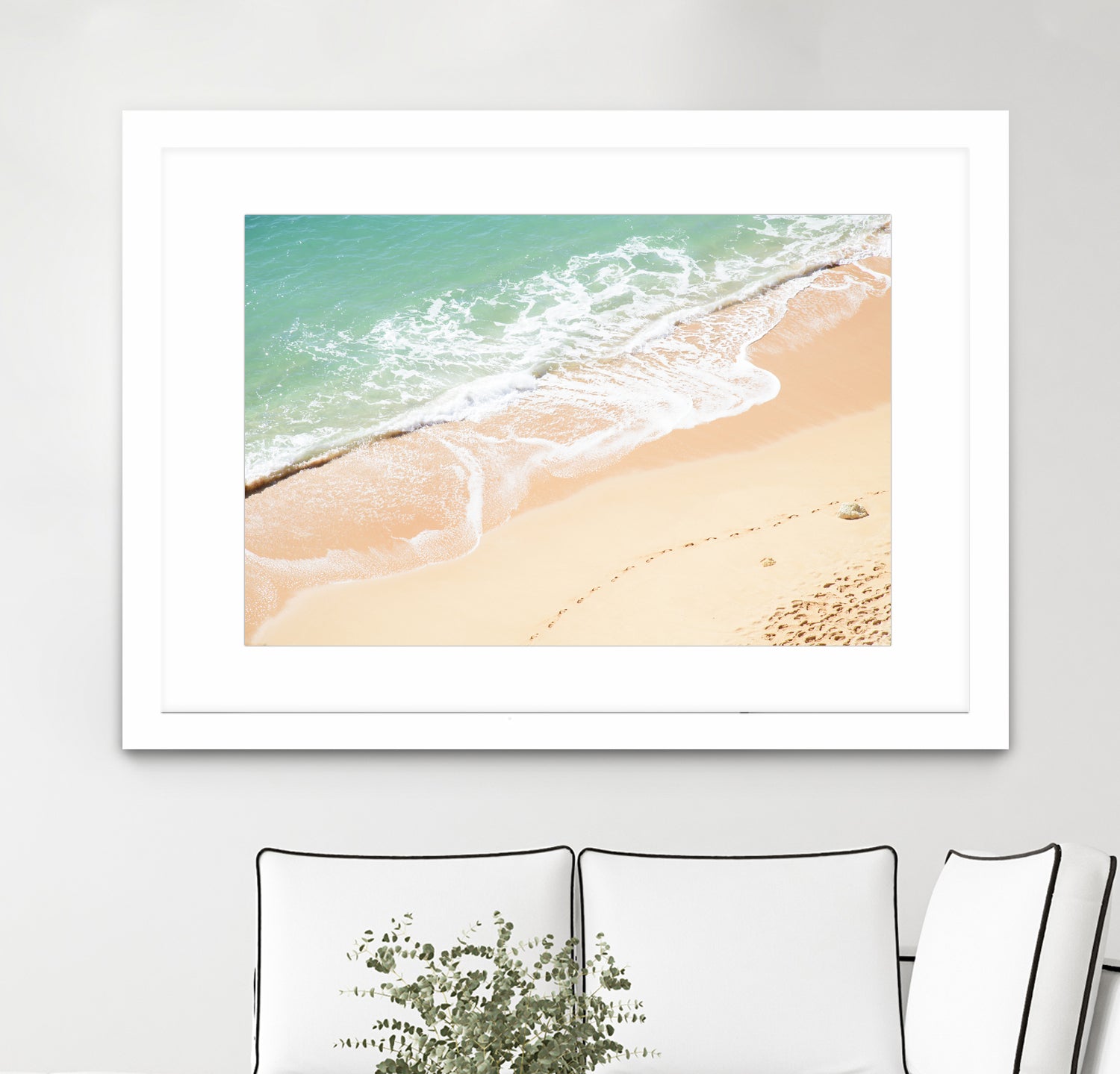Atlantic Ocean Bliss 7 by Anitas Bellas Art on GIANT ART - beige landscape turquoise water