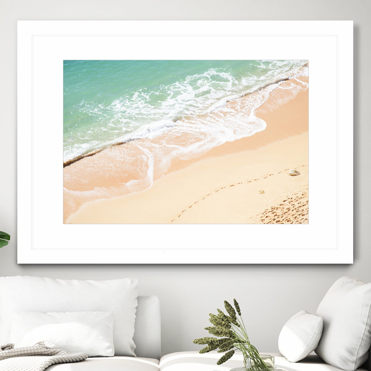 Atlantic Ocean Bliss 7 by Anitas Bellas Art on GIANT ART - beige landscape turquoise water