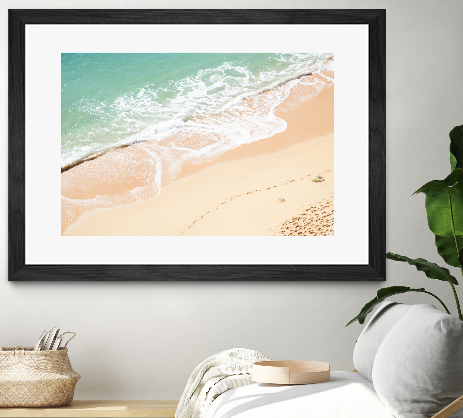 Atlantic Ocean Bliss 7 by Anitas Bellas Art on GIANT ART - beige landscape turquoise water