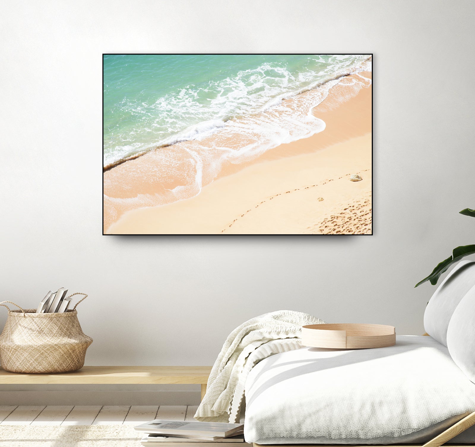 Atlantic Ocean Bliss 7 by Anitas Bellas Art on GIANT ART - beige landscape turquoise water