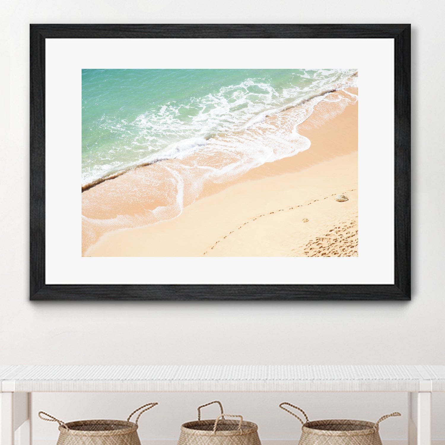 Atlantic Ocean Bliss 7 by Anitas Bellas Art on GIANT ART - beige landscape turquoise water