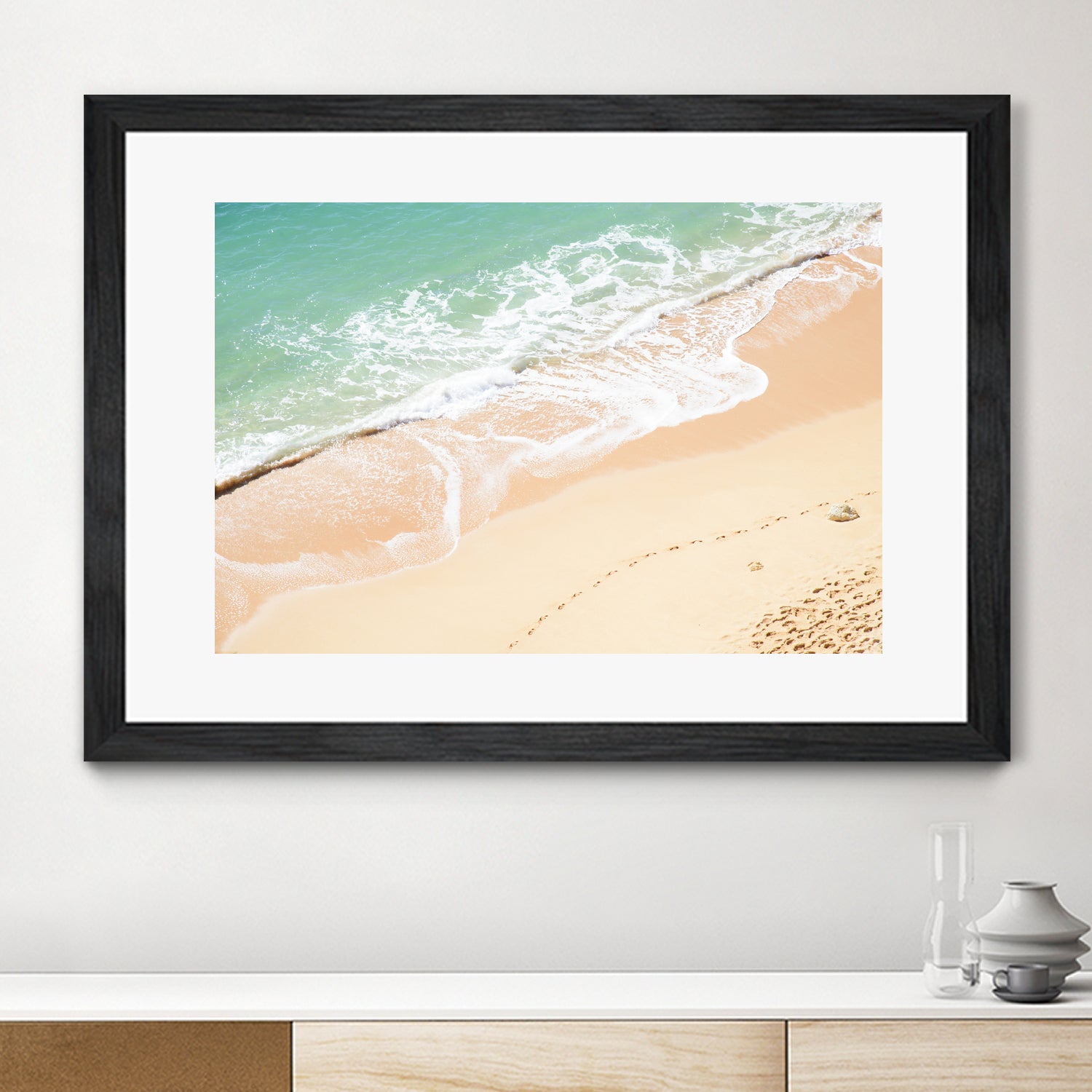 Atlantic Ocean Bliss 7 by Anitas Bellas Art on GIANT ART - beige landscape turquoise water
