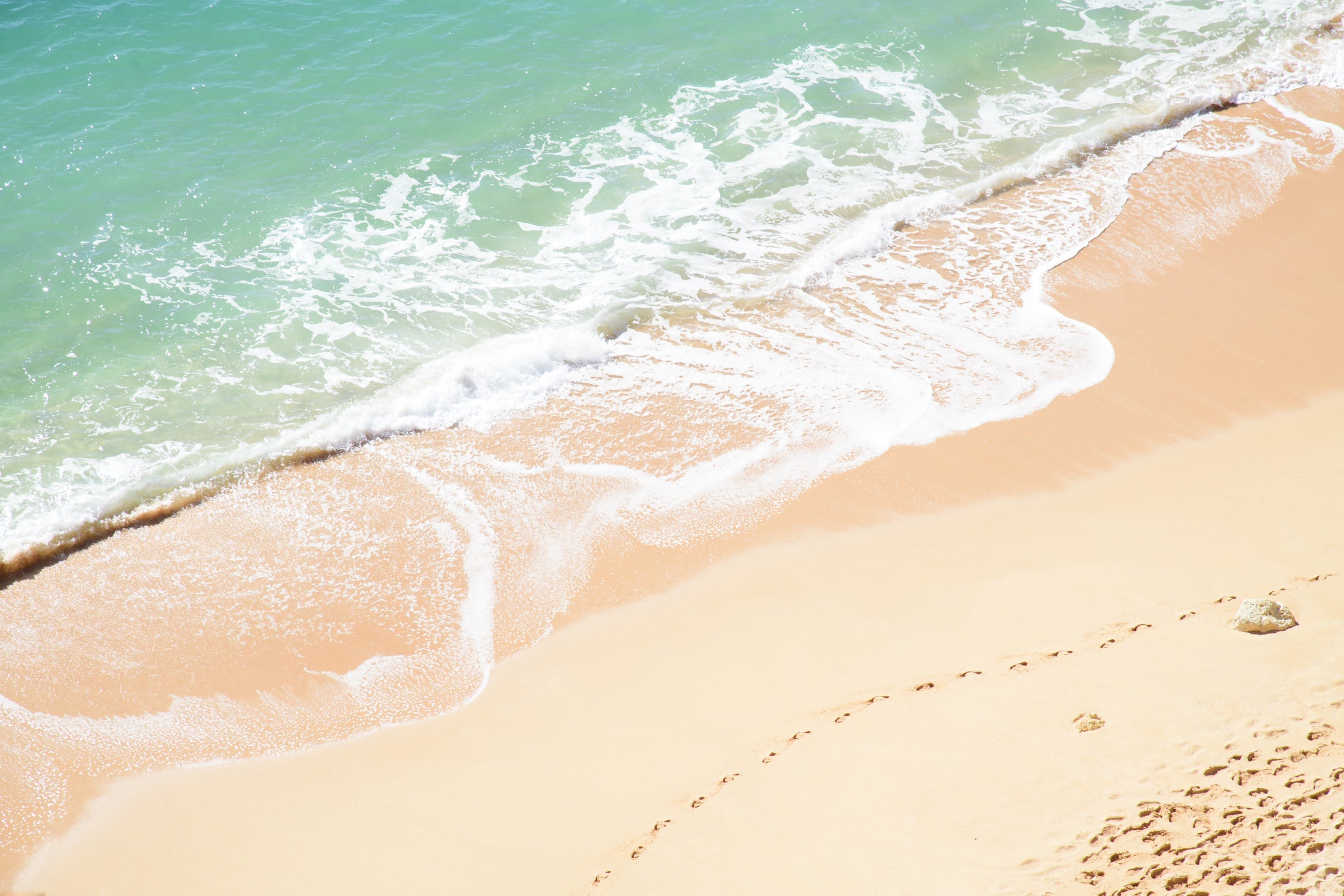 Atlantic Ocean Bliss 7 by Anitas Bellas Art on GIANT ART - beige landscape turquoise water