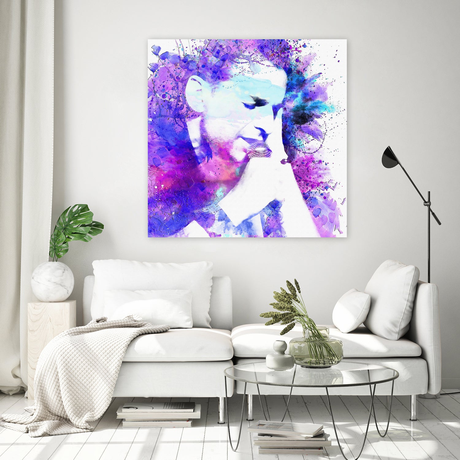 Dave Gahan by DARIA GRACHEVA on GIANT ART - fuchsia digital painting