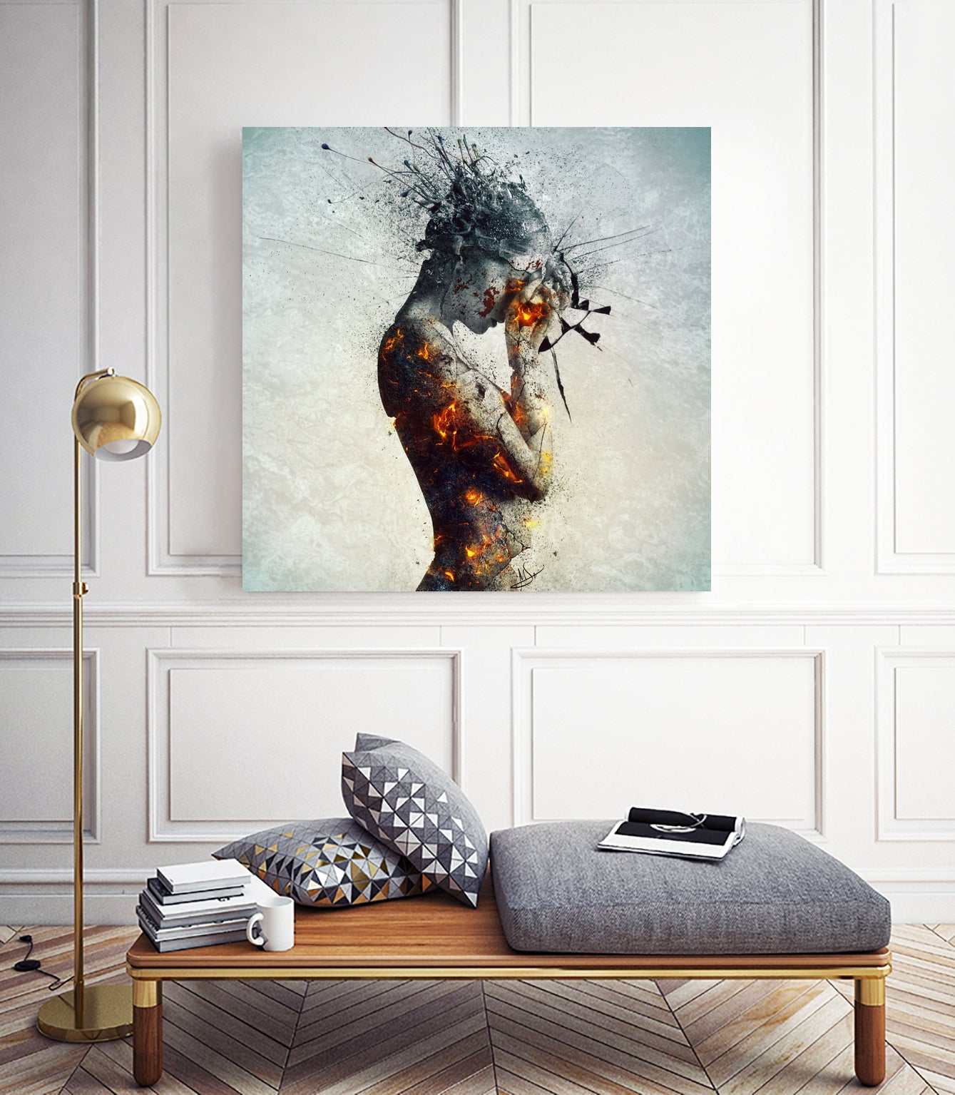 Deliberation by Mario Sánchez Nevado on GIANT ART - gray photo illustration