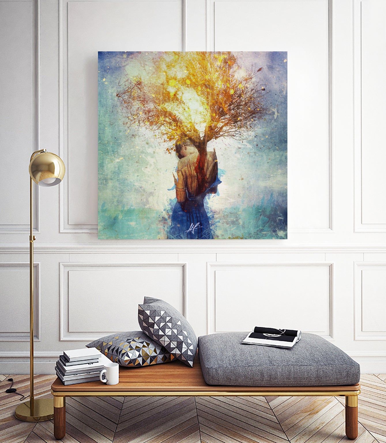 Forgiveness by Mario Sánchez Nevado on GIANT ART - green photo illustration