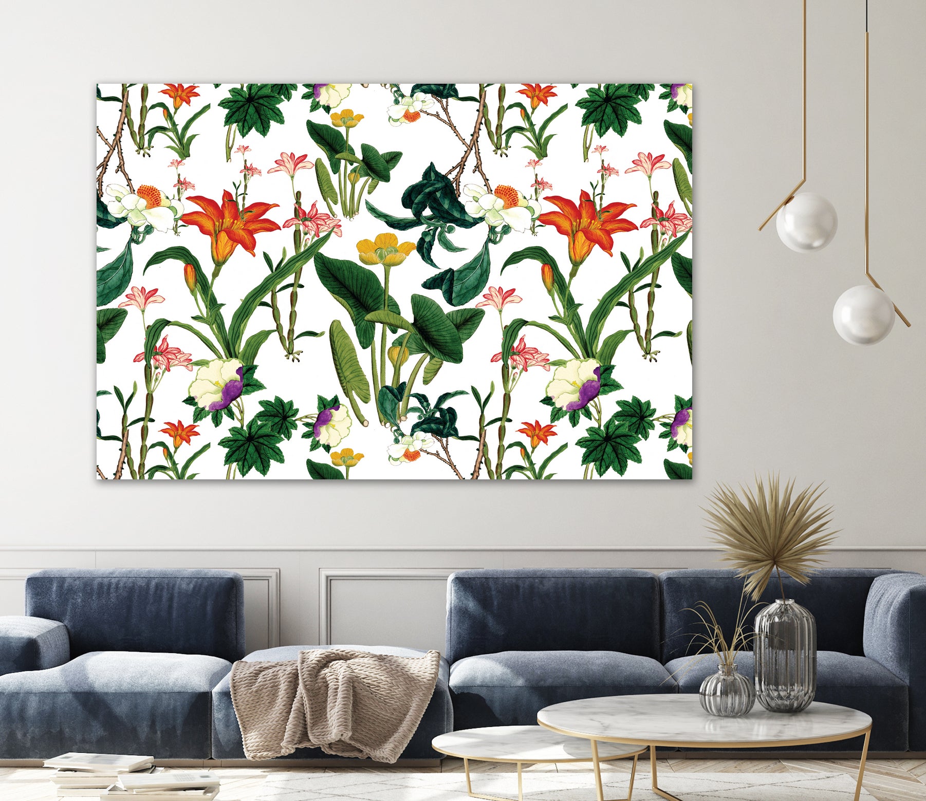 vintage floral white by susana costa on GIANT ART - yellow photo manipulation