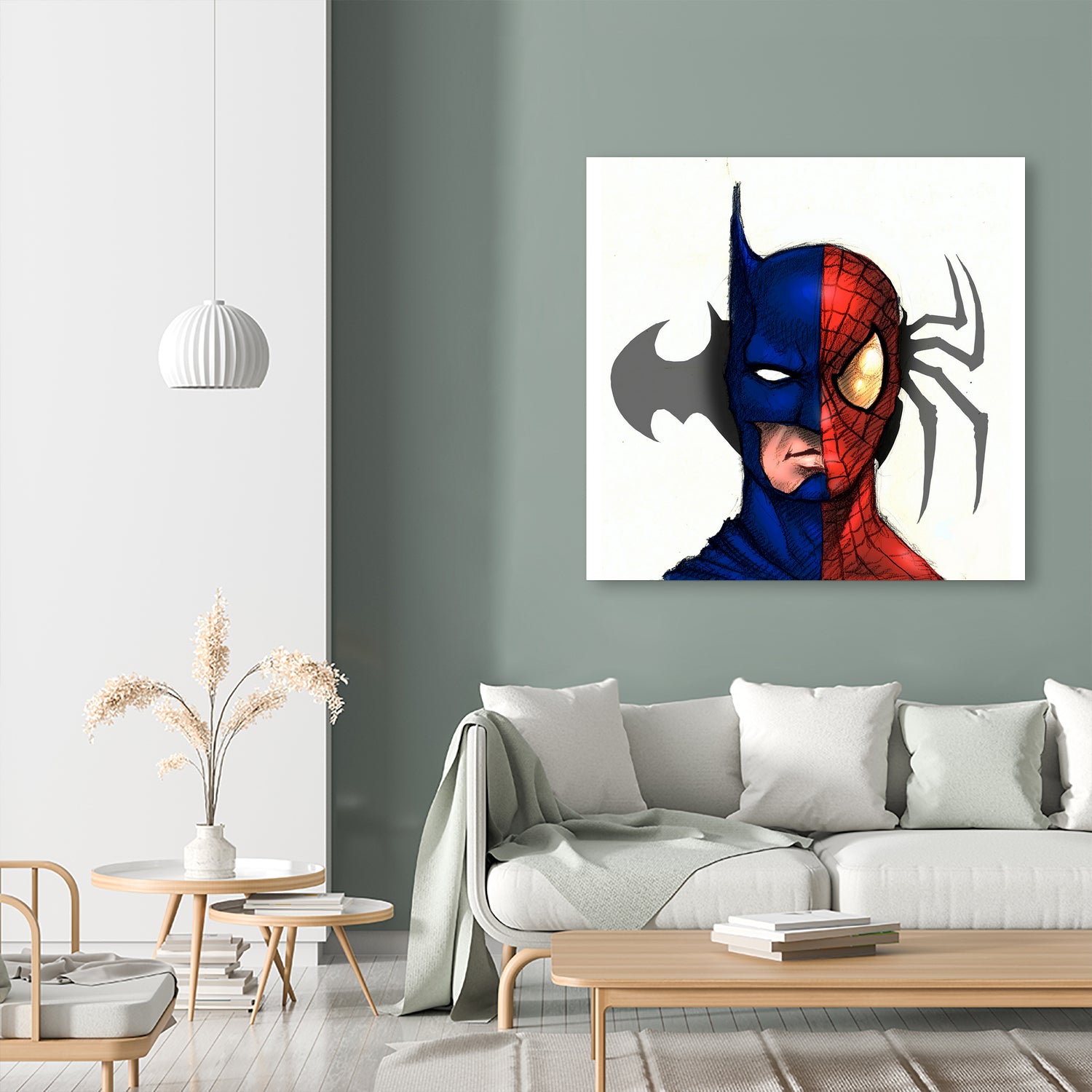 DC vs Marvel by Norik Imami on GIANT ART - blue digital drawing