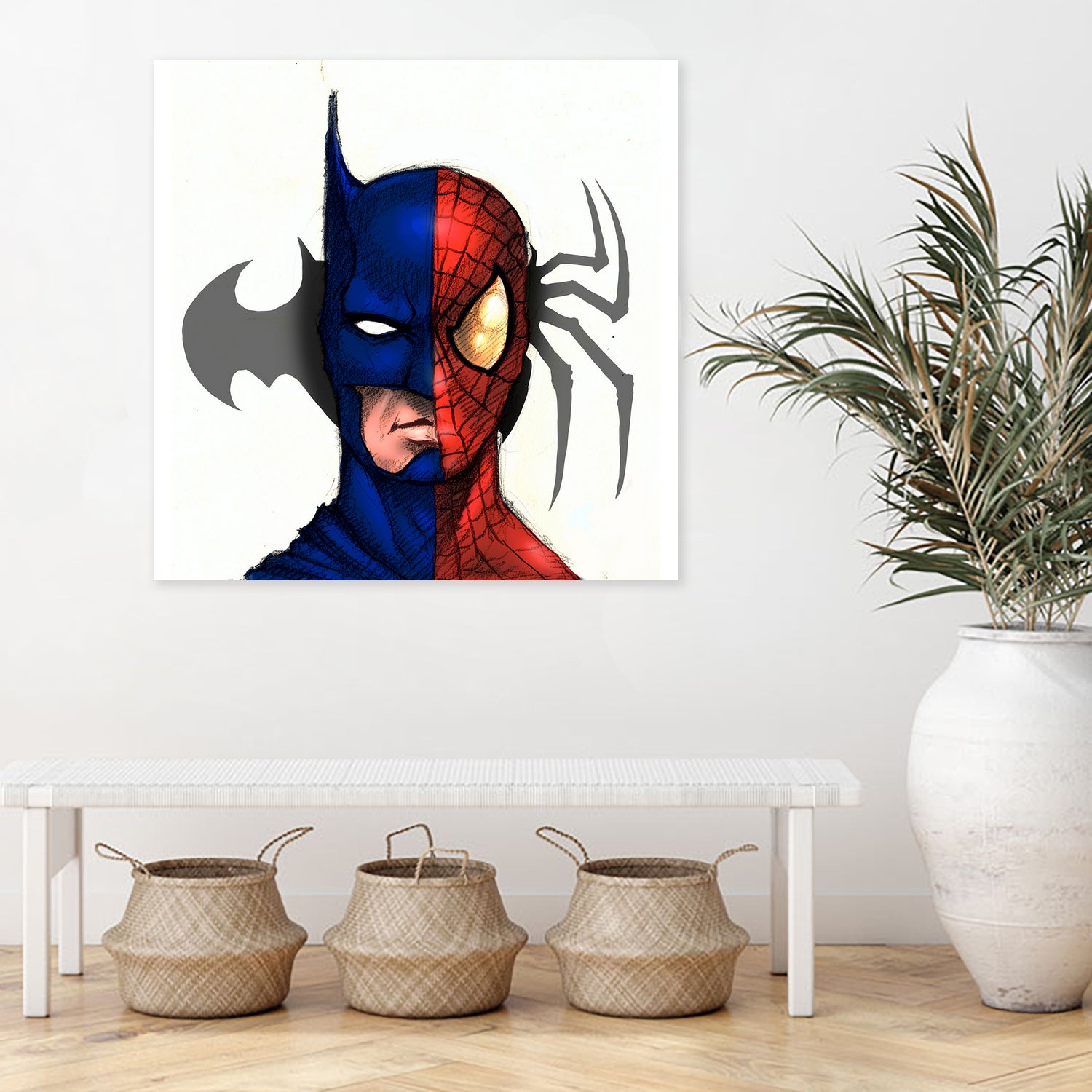 DC vs Marvel by Norik Imami on GIANT ART - blue digital drawing