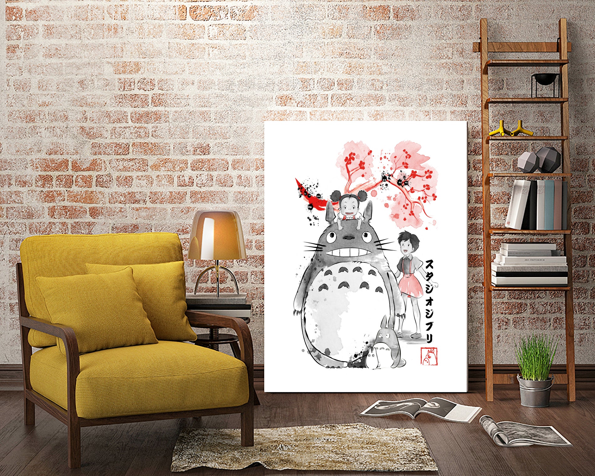 My Neighbor sumi-e by Antonio Camarena on GIANT ART - white digital painting