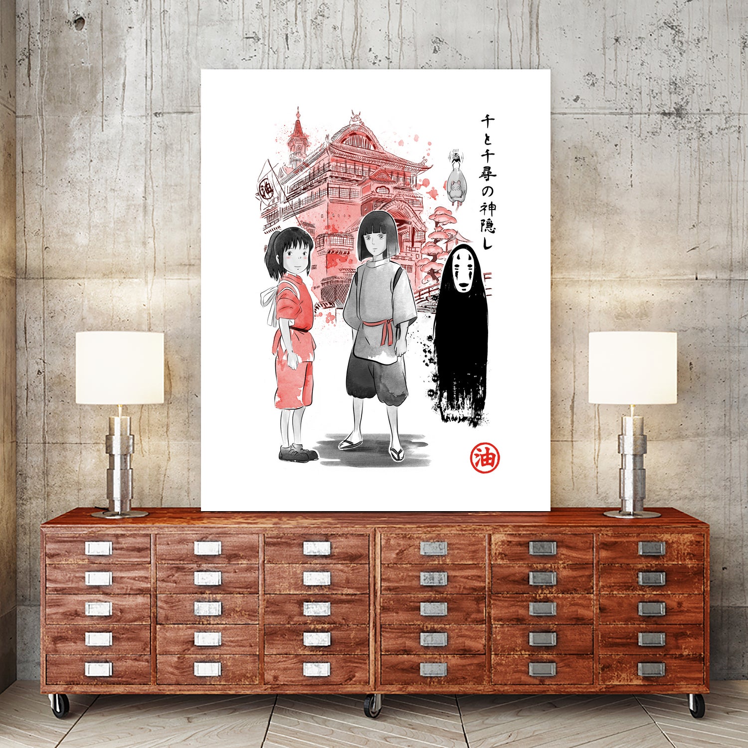 Spirited sumi-e by Antonio Camarena on GIANT ART - white digital painting