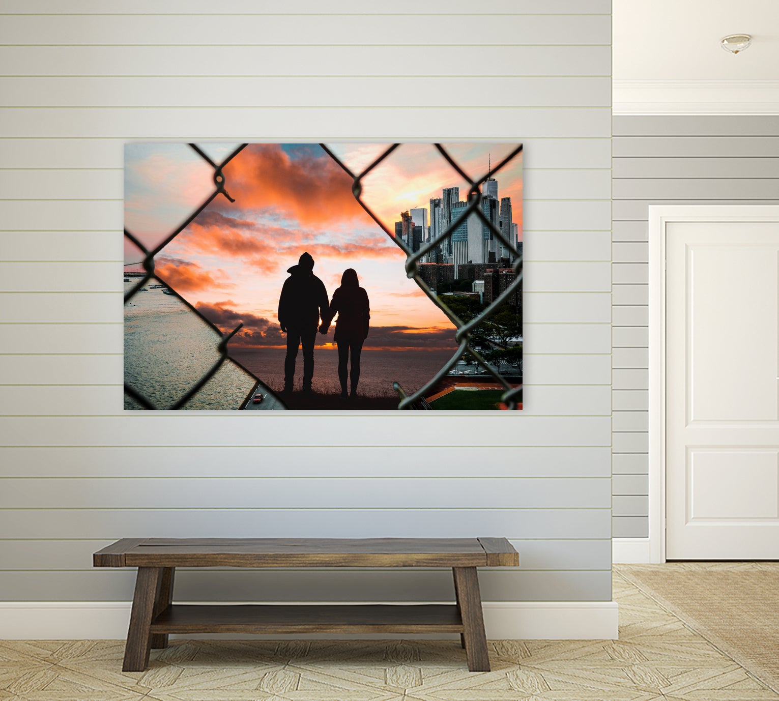 Free Love by GEN Z by Rigaud Mickaël on GIANT ART - orange photo illustration