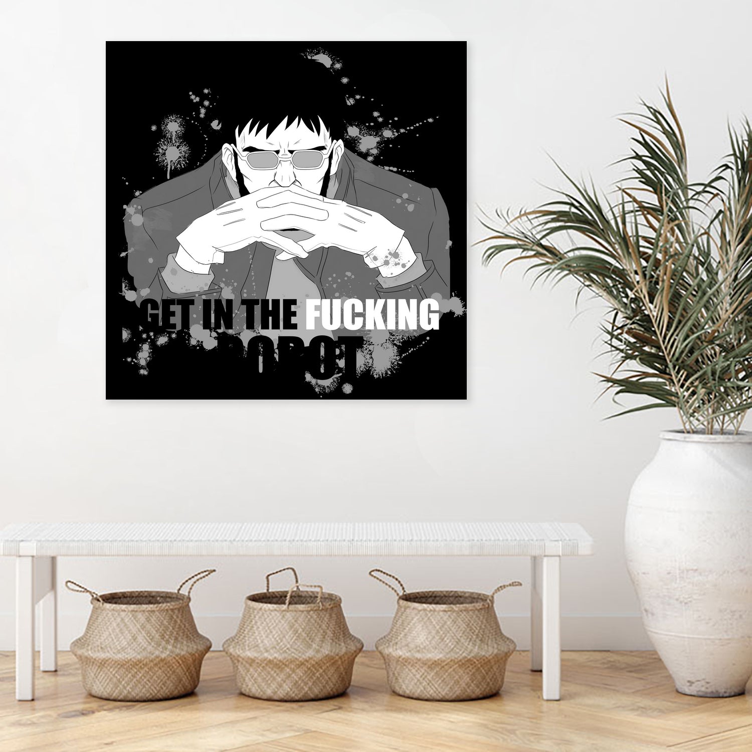 Get in to the fucking robot by Victoria Fernández Bravo on GIANT ART - gray digital drawing