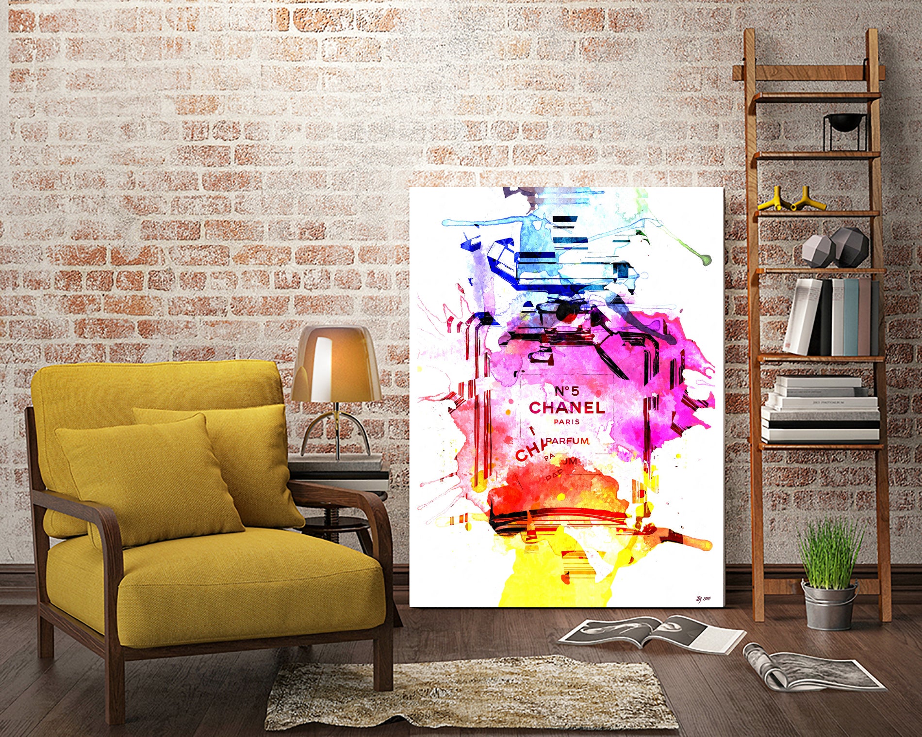 Chanel Shards by Daniel Janda on GIANT ART - white mixed media