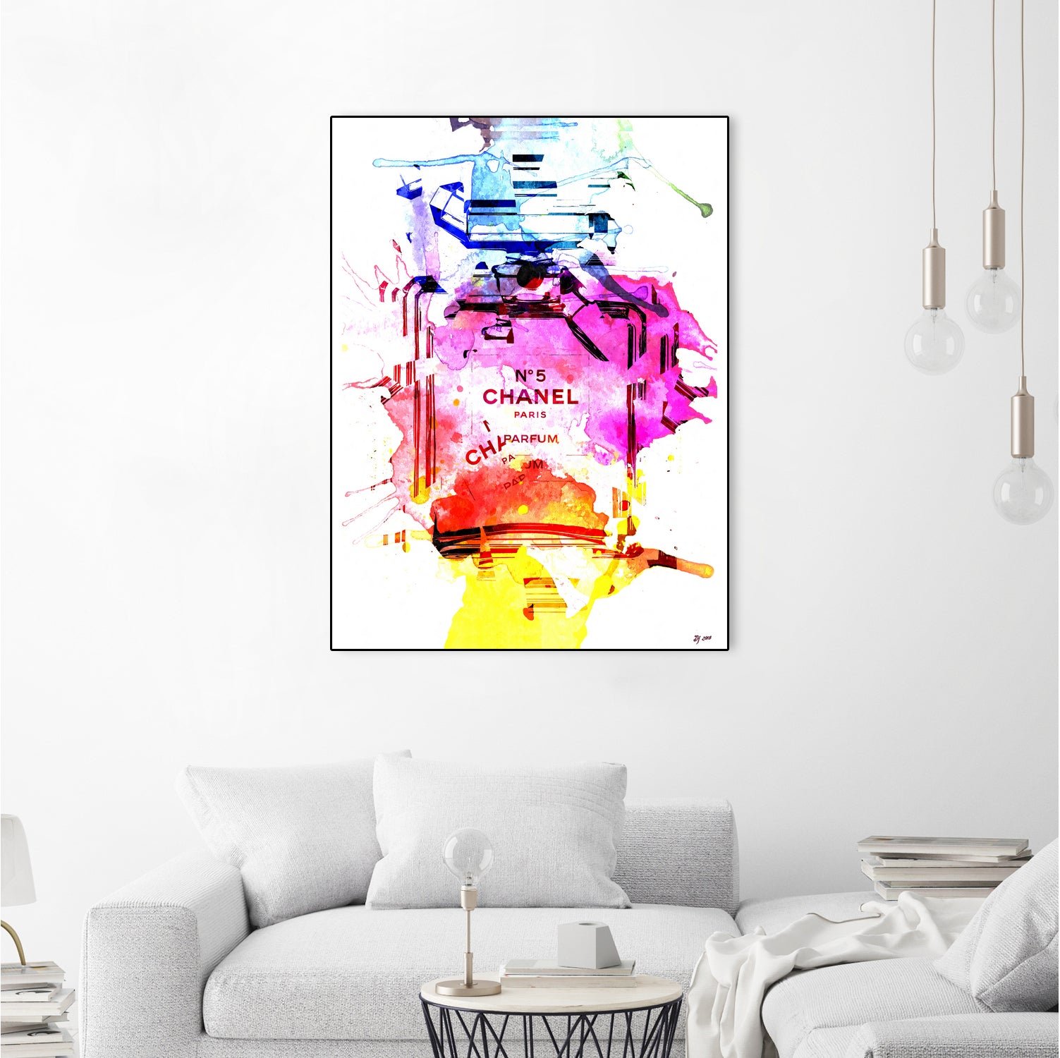 Chanel Shards by Daniel Janda on GIANT ART - white mixed media