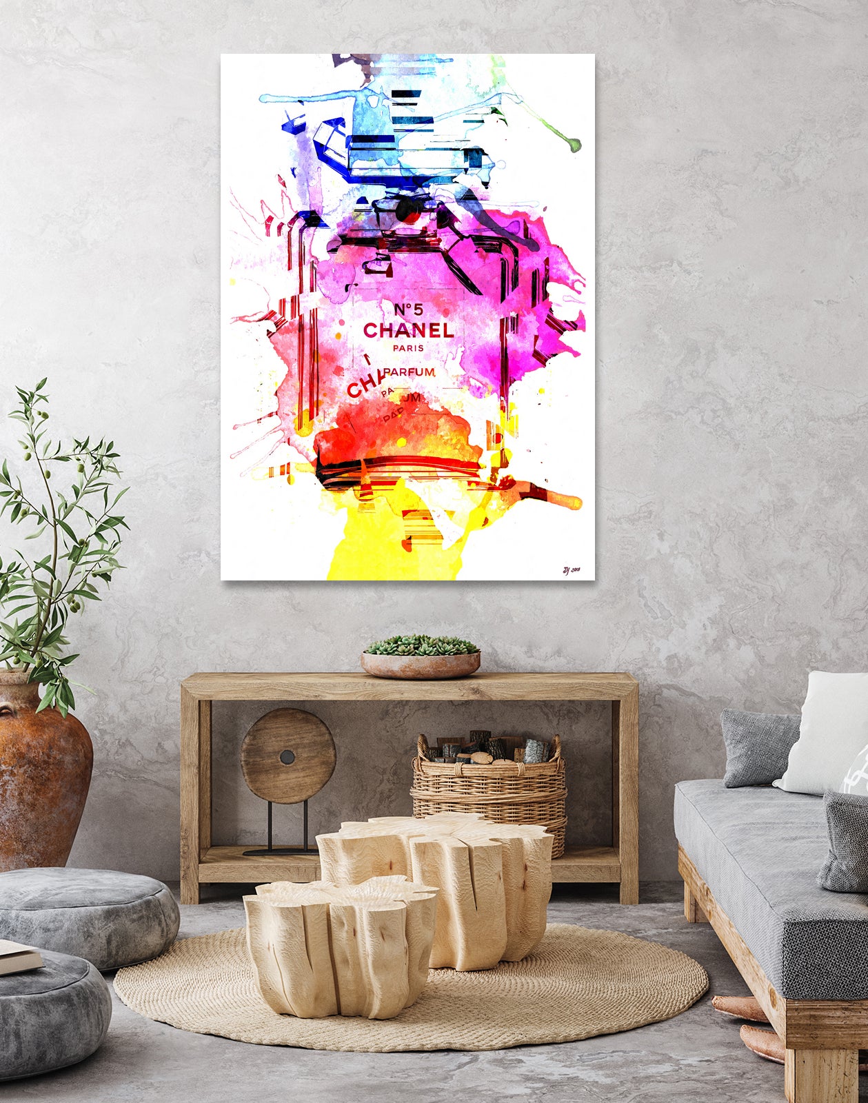 Chanel Shards by Daniel Janda on GIANT ART - white mixed media