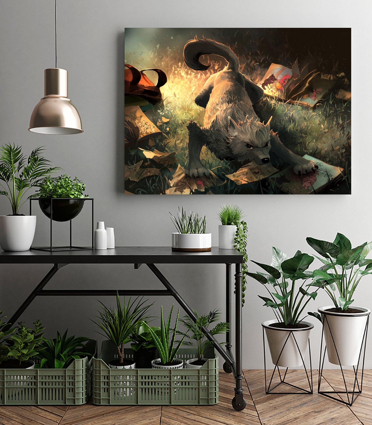 The seven deadly sins : Wrath by Cyril Rolando on GIANT ART - yellow digital painting