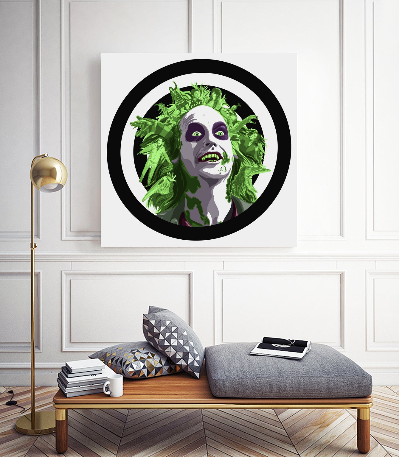 It's Showtime! by John Lathrop on GIANT ART - green digital drawing