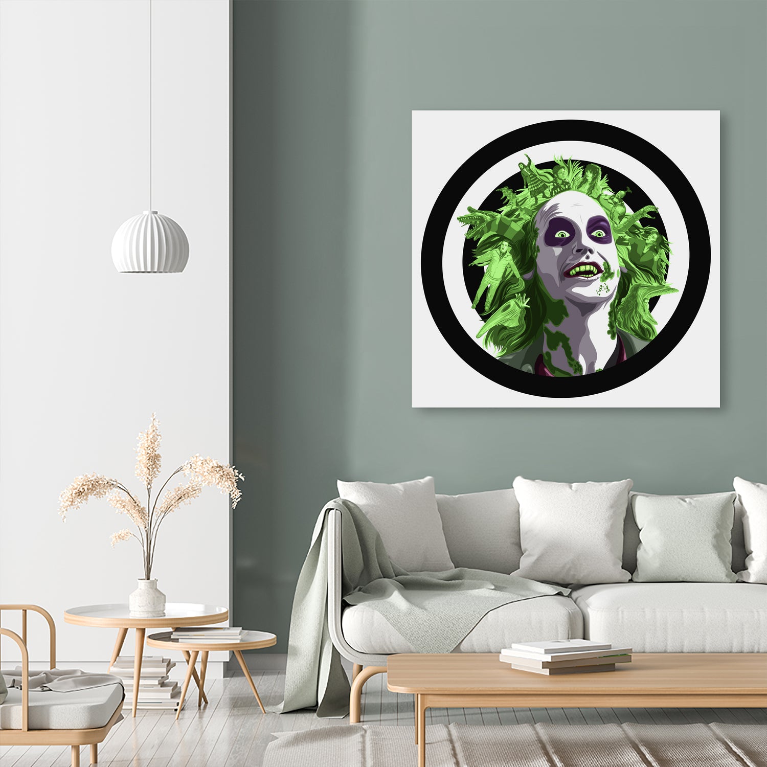 It's Showtime! by John Lathrop on GIANT ART - green digital drawing