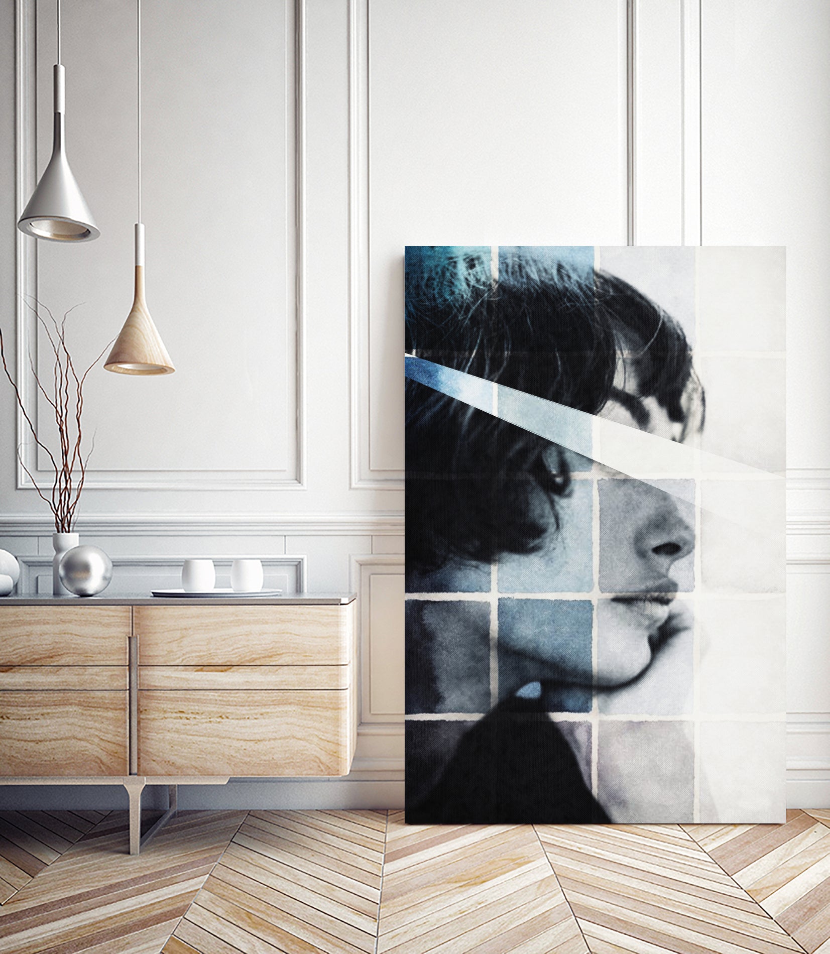 Intermittent beauty ... by Menelaos Trompoukis on GIANT ART - blue digital painting