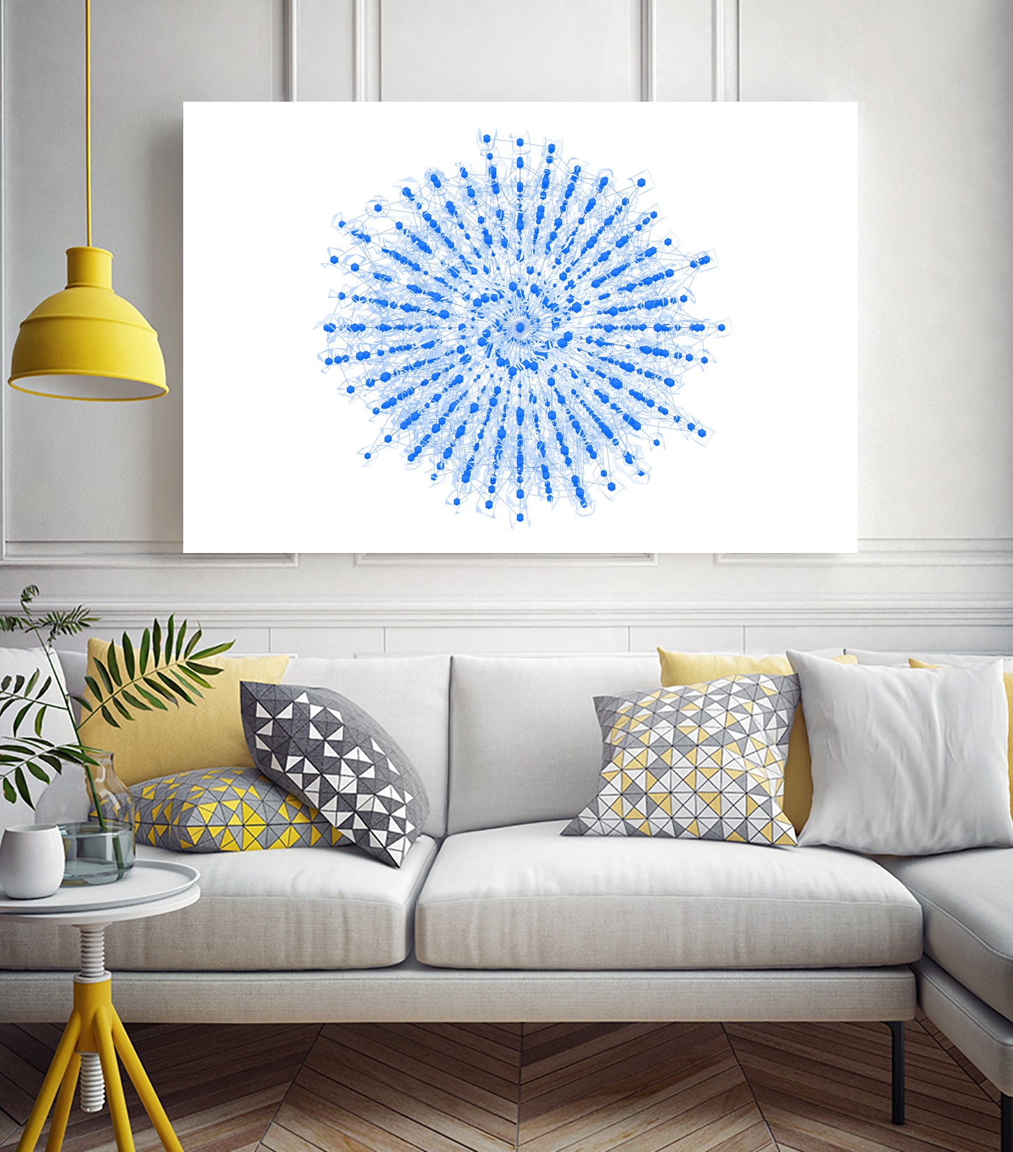 Superposition 2 by Marco Bagni on GIANT ART - blue digital drawing