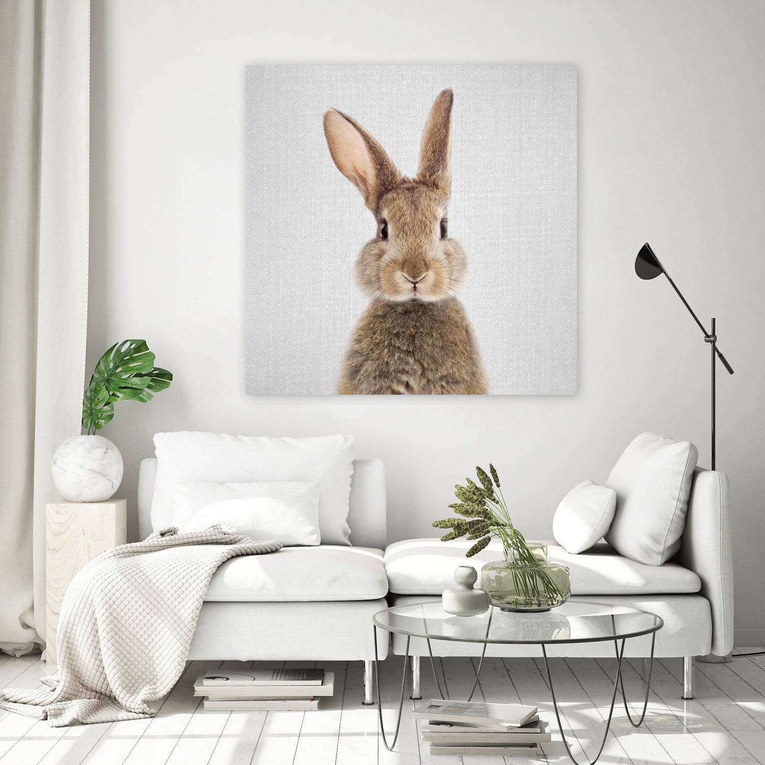 Rabbit - Colorful by Gal Pittel on GIANT ART - brown photo manipulation