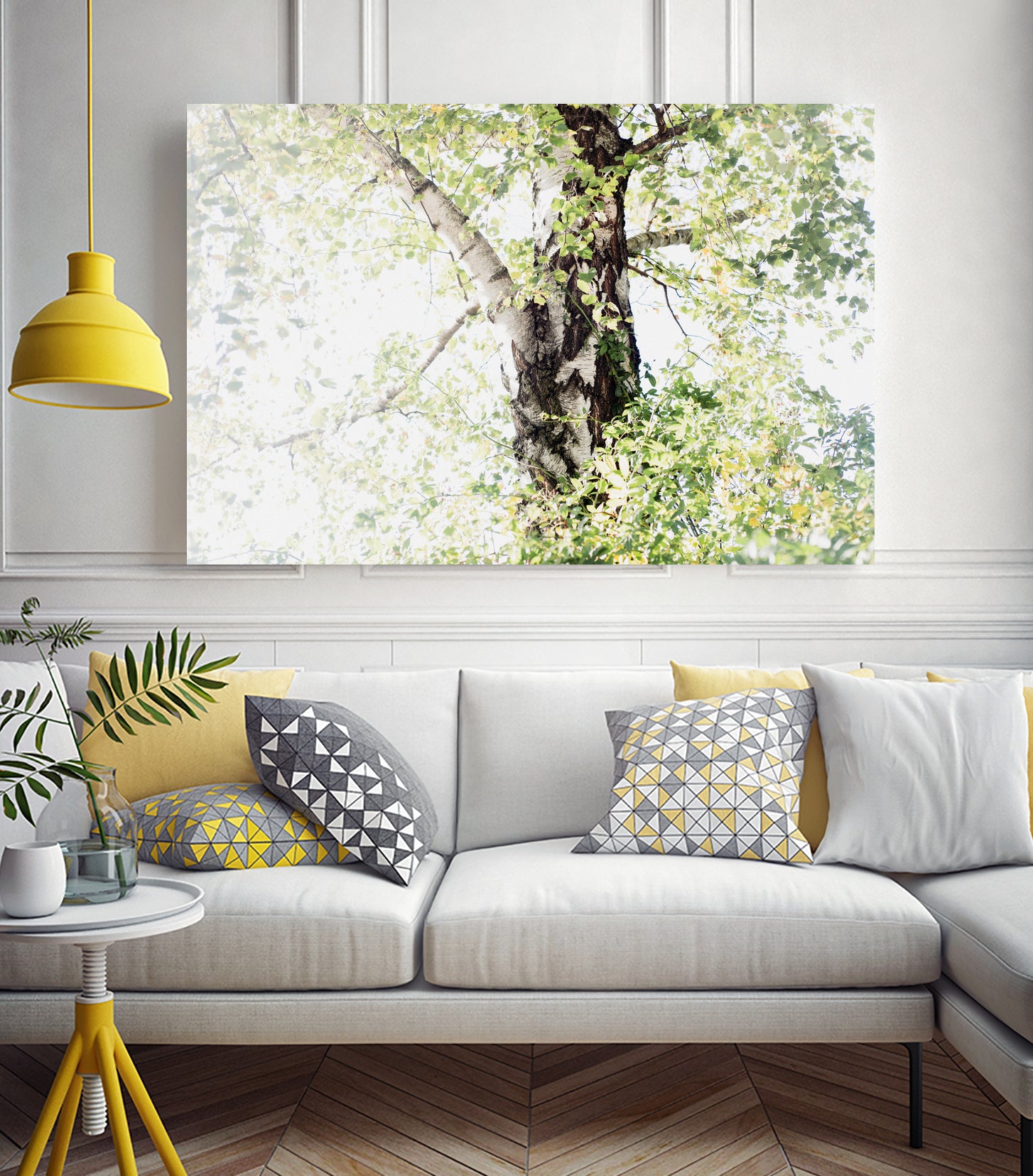 Dreamy Birch Tree 1 by Anitas Bellas Art on GIANT ART - coastal