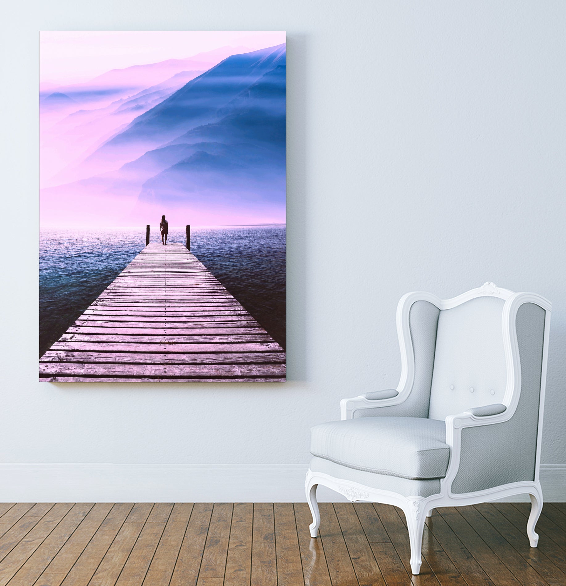 The Bridge of Freedom by GEN Z by Rigaud Mickaël on GIANT ART - fuchsia photo illustration