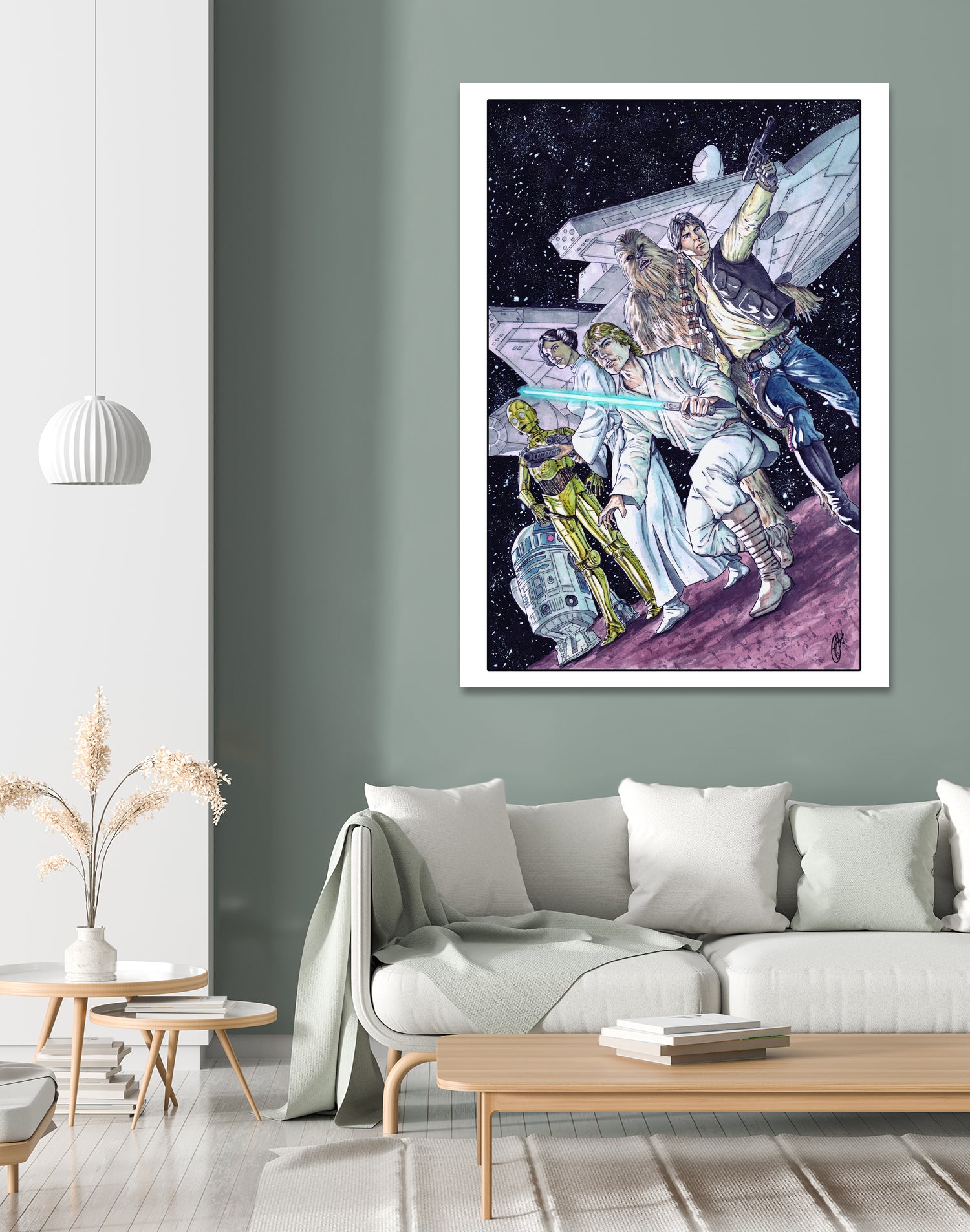 Star Wars by Carlos Eduardo Cunha on GIANT ART - black mixed media