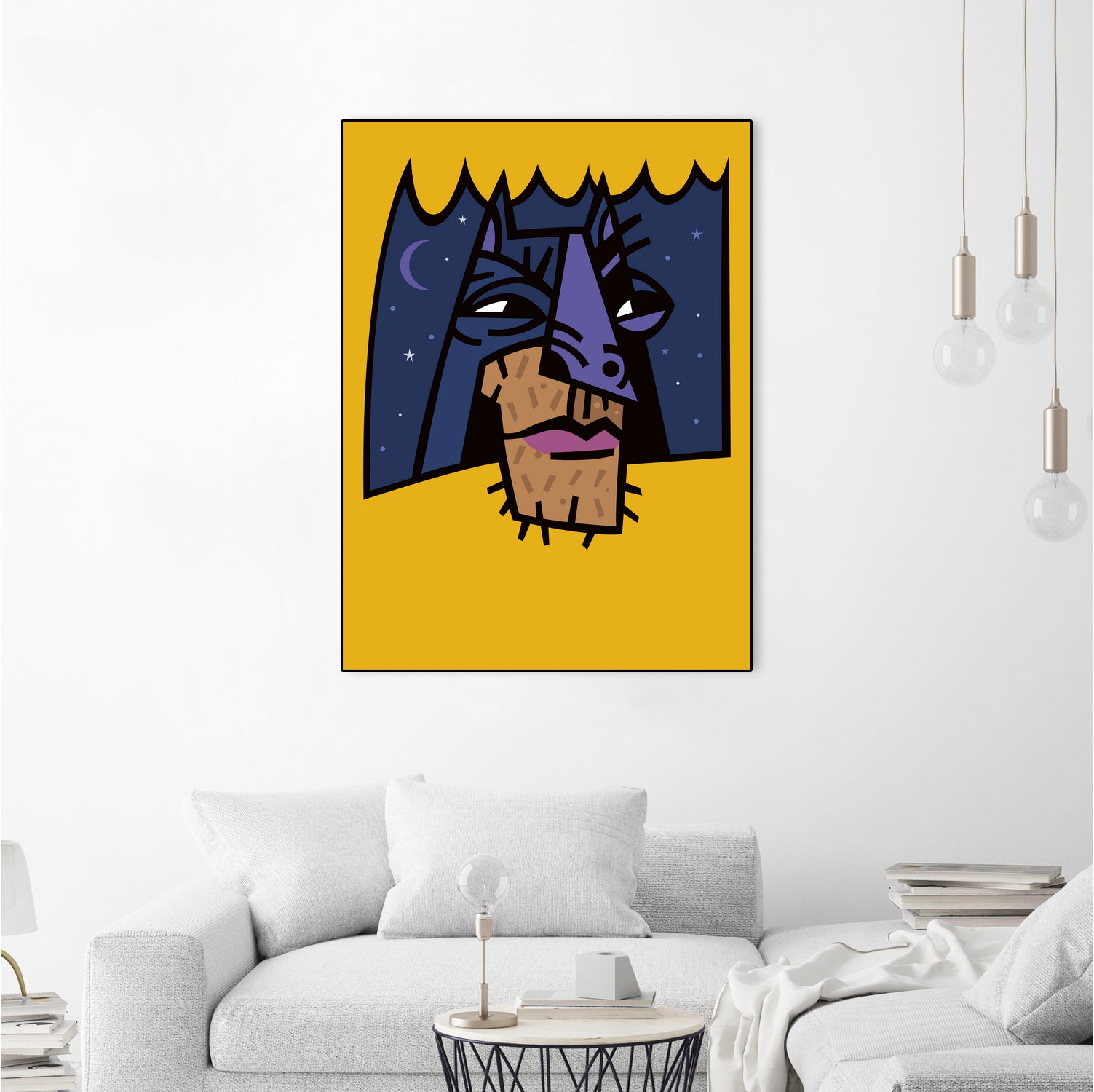 Antibat by Carlos Joaquin Ramirez Fernandez on GIANT ART - yellow digital drawing