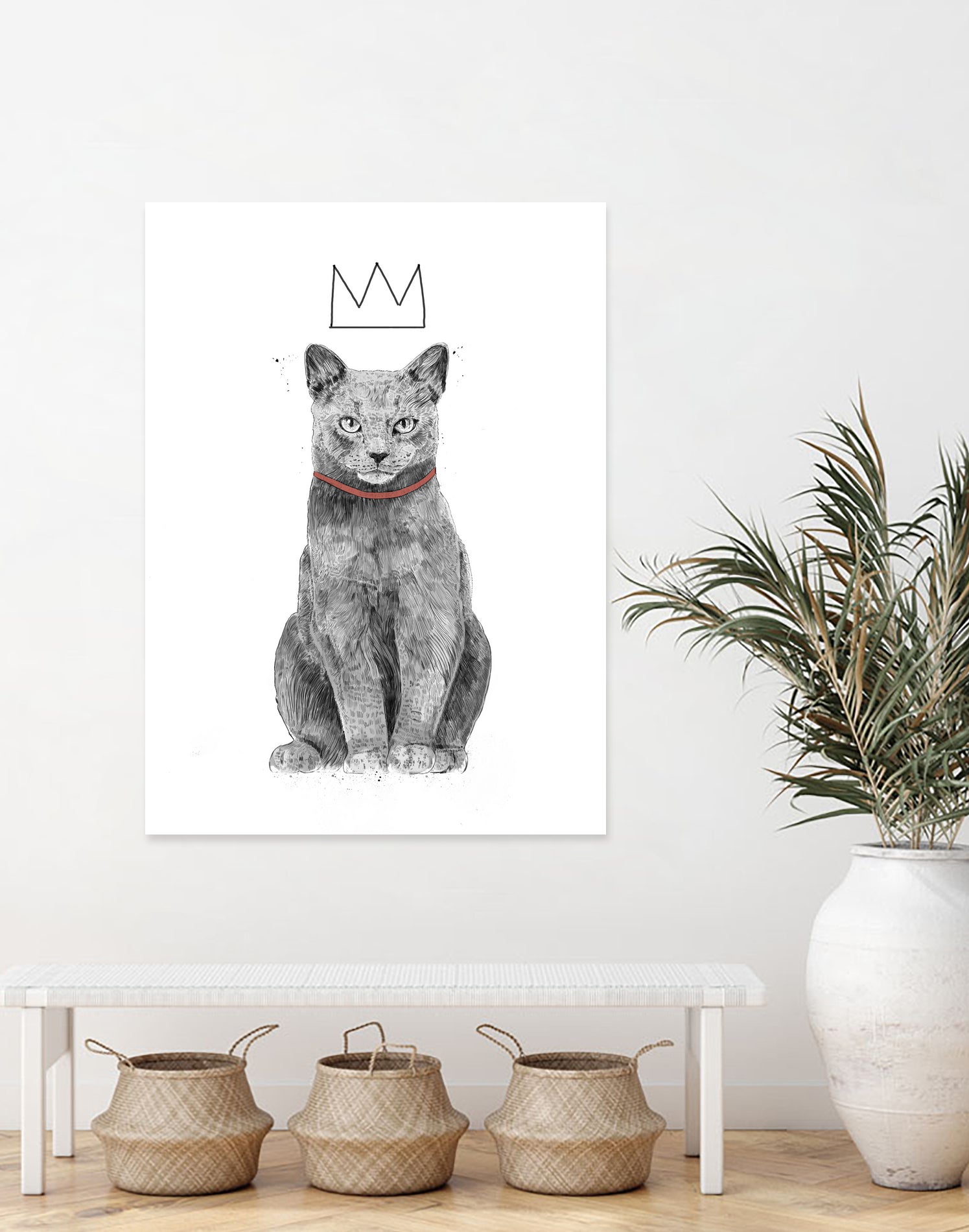 King Of Everything by Solti Balázs on GIANT ART - white digital drawing